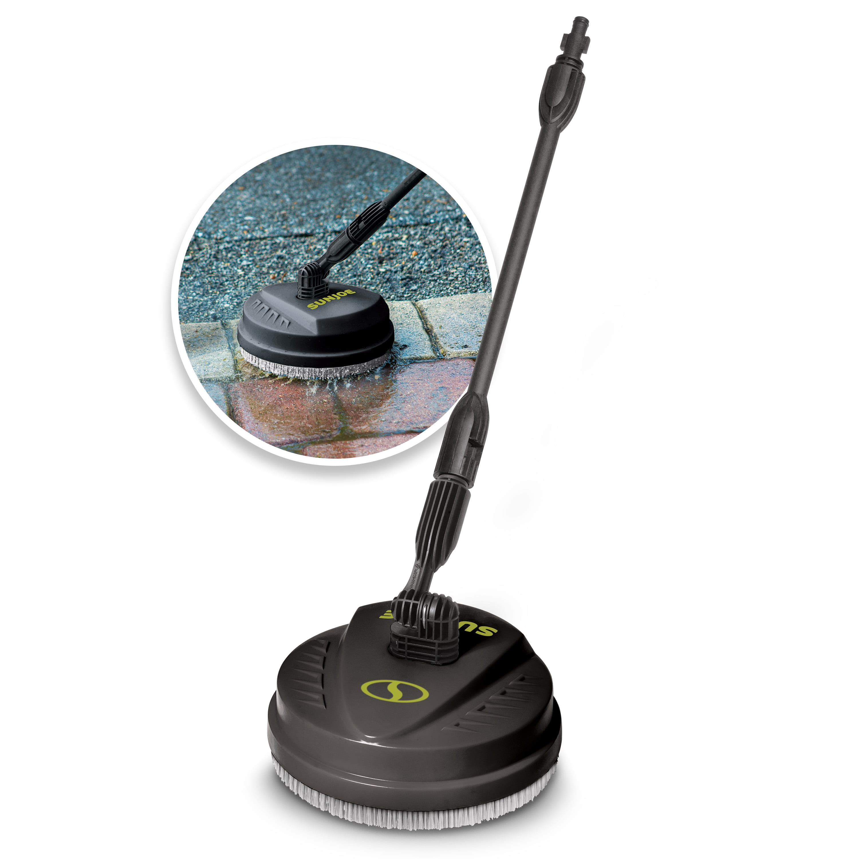 Sun Joe 10 Inch Pressure Washer Surface Cleaner Attachment (Green/Black, 10 in) 2bg1n