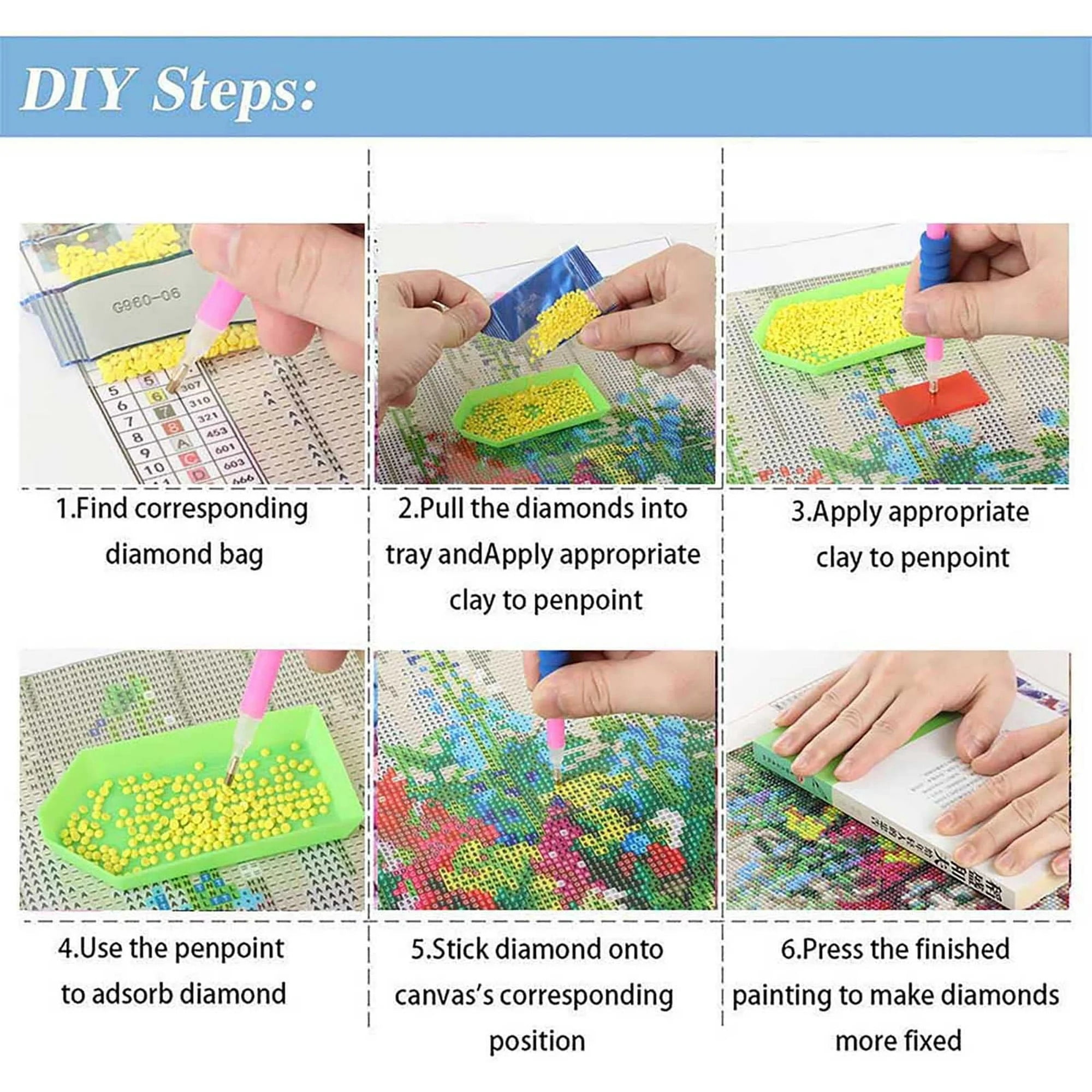 BYGFHLYW Diamond Painting Kit, Lemon Art Craft for Adults, Full Round Drill Wall Decor (Yellow, 12 in x 16 in) sxspn