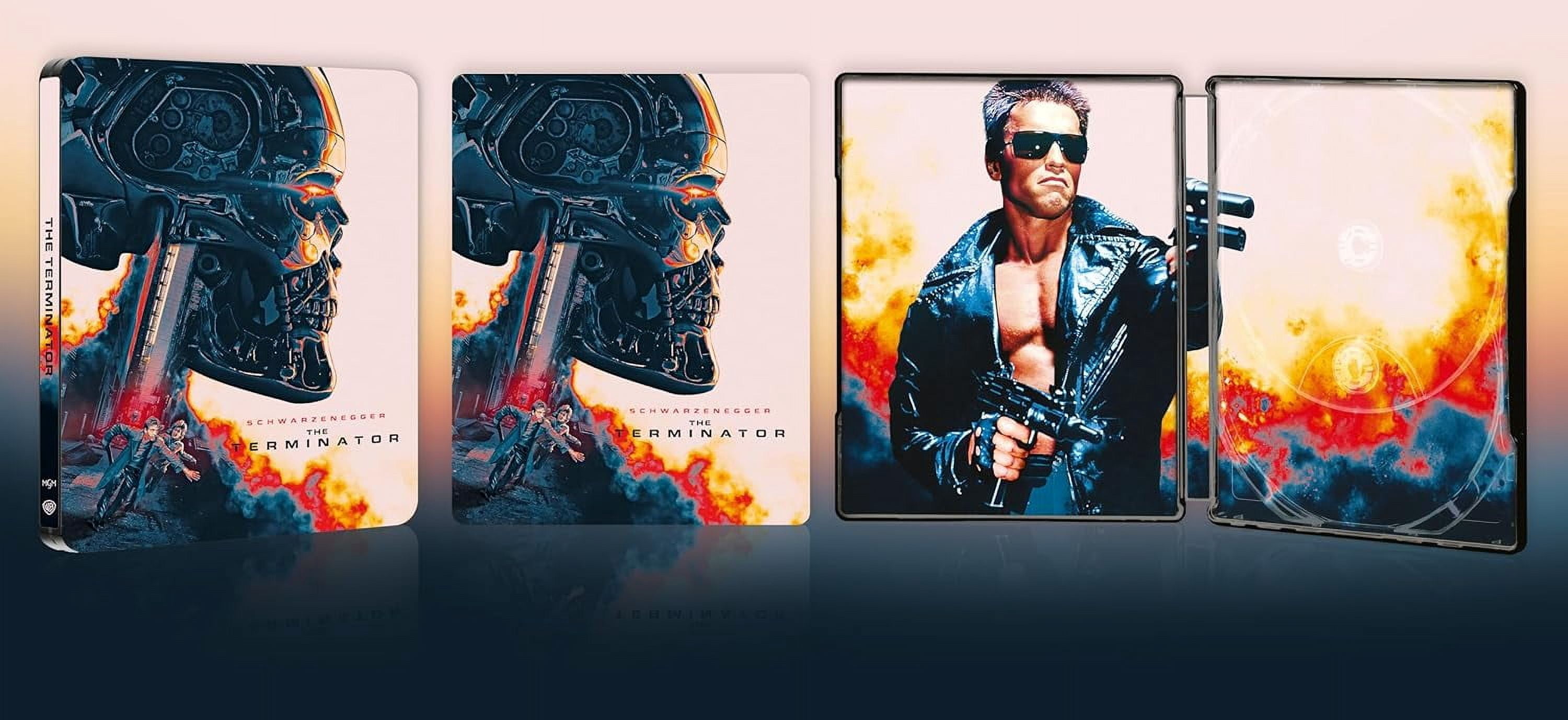 The Terminator 40th Anniversary Limited Edition Steelbook (1984) 4K Ultra HD + Blu-Ray (1 Disc Set) 6121q
