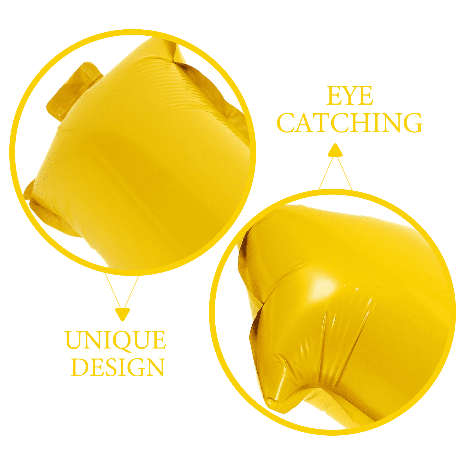 Generic Balloon Arch Kit Arrow Shape Party Decoration (Yellow, 5 Pcs) p6mzm