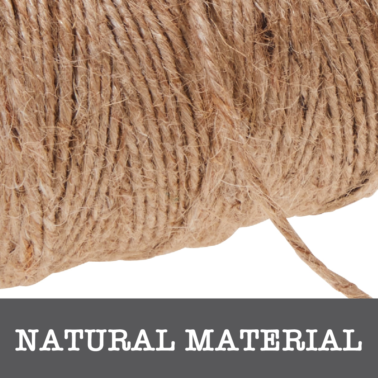 Love, Laugh, Craft 3-Ply Flexible Jute Twine Cord for DIY Crafts and Home Decor (Natural, 6 Pack, 100 yd) 0jms7