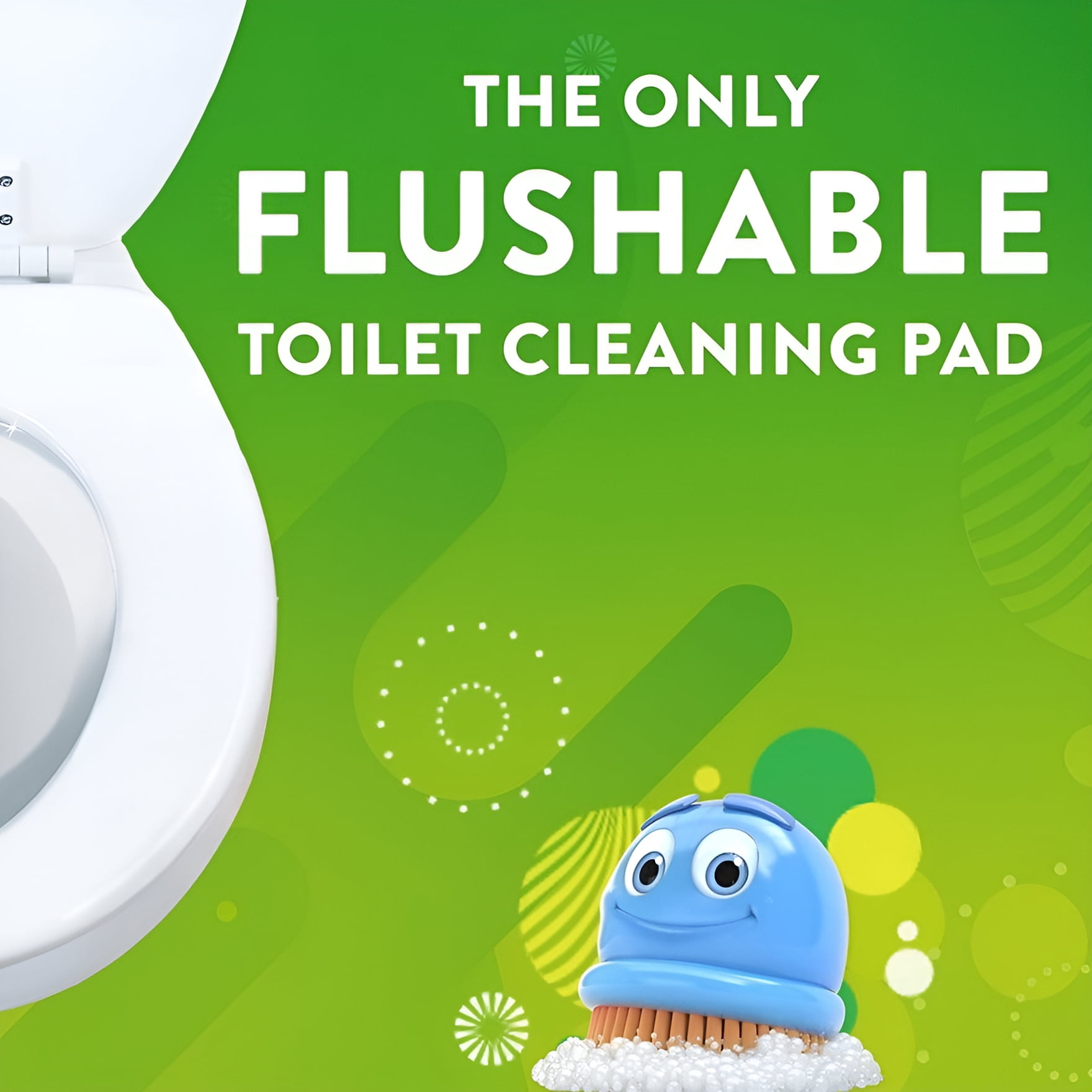 Scrubbing Bubbles Fresh Brush Flushable Toilet Bowl Cleaner Refills (Floral Fusion, 10 ct) 072o7