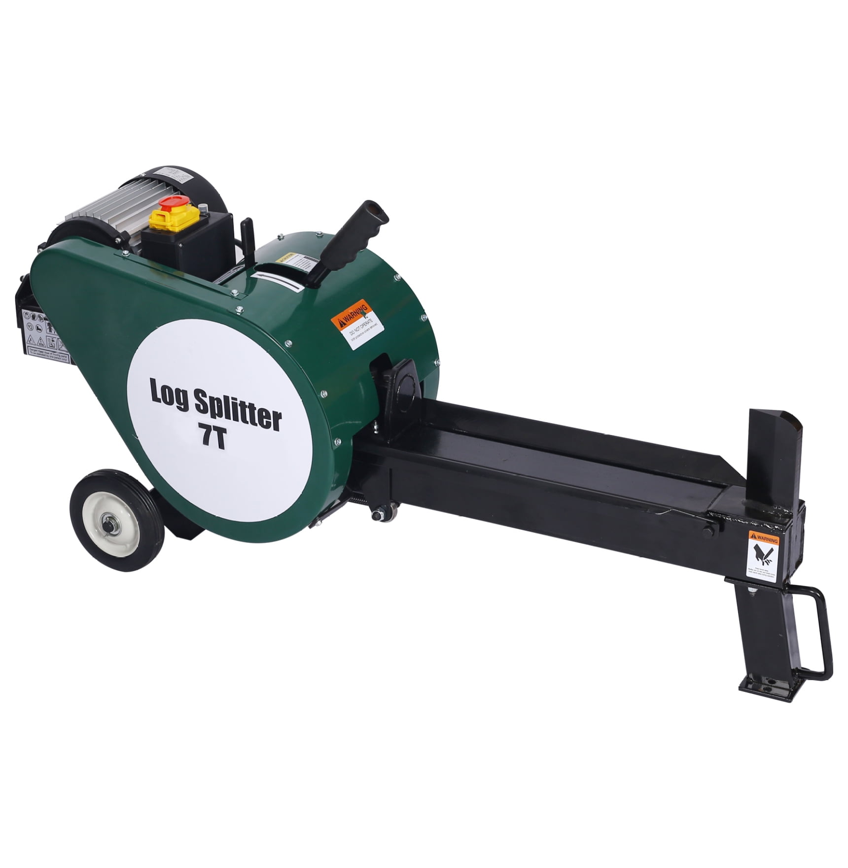 WALDSDWAL Electric Log Splitter 7 Ton Kinetic Wood Splitter (Silver, 18 in) h6vng