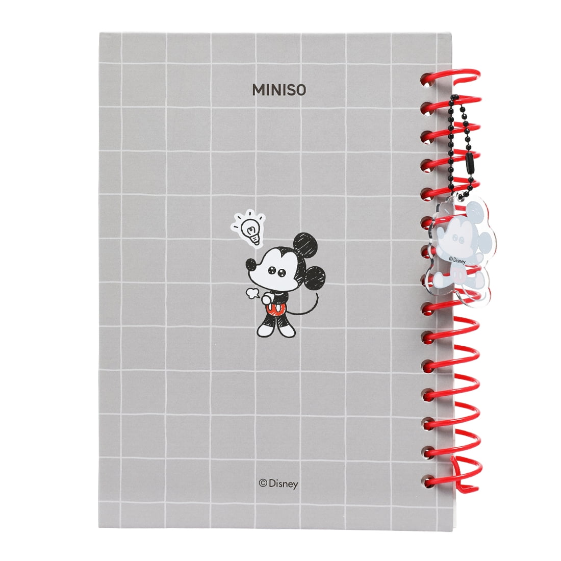 Miniso Disney Mickey Mouse Collection Spiral Notebook (80 Sheets) gnqqg