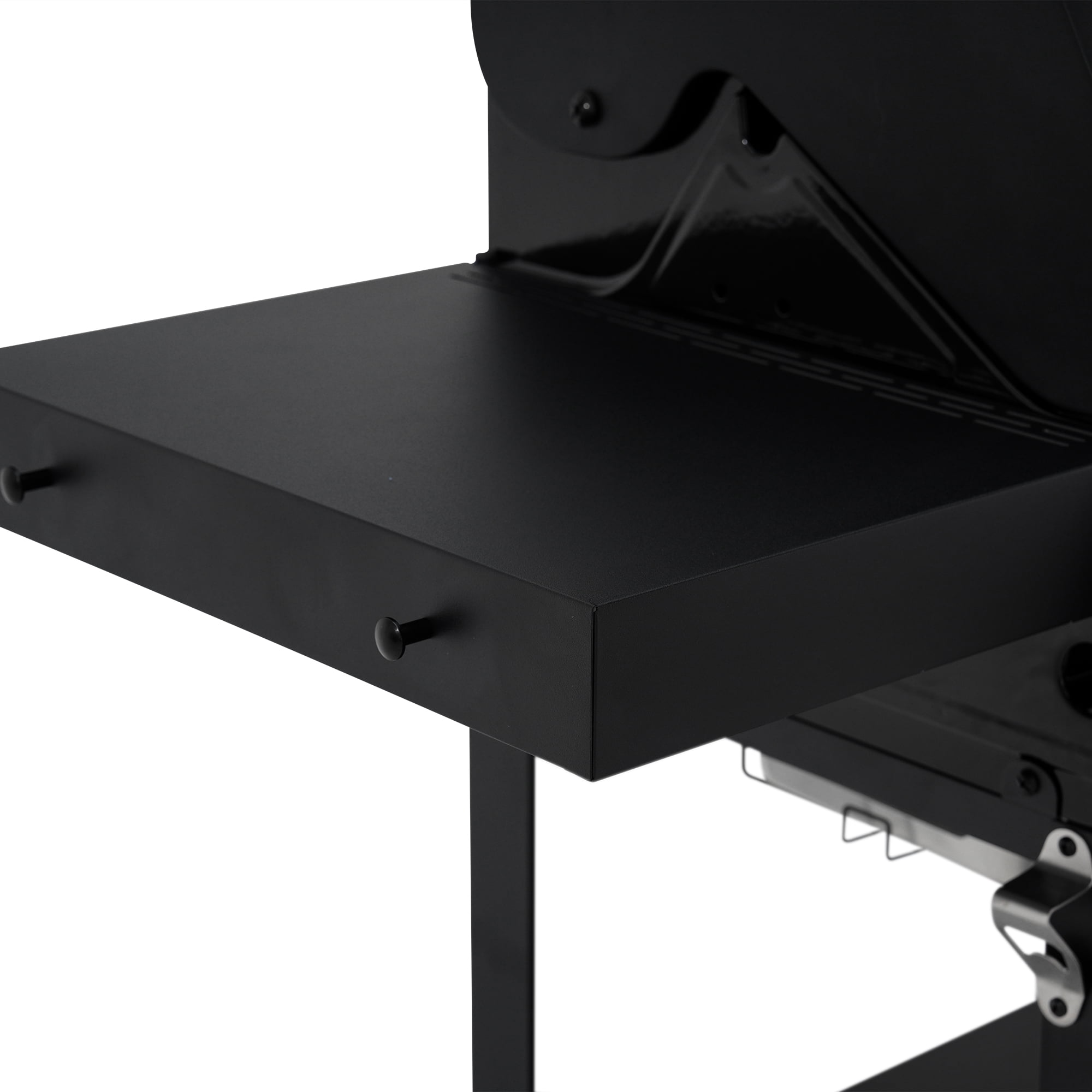 Monument Grills 4-Burner Liquid Propane Gas Grill, Stainless Steel Outdoor BBQ with Clearview Lid and Foldable Side Shelf (Black, 570 sq. in.) is2t4