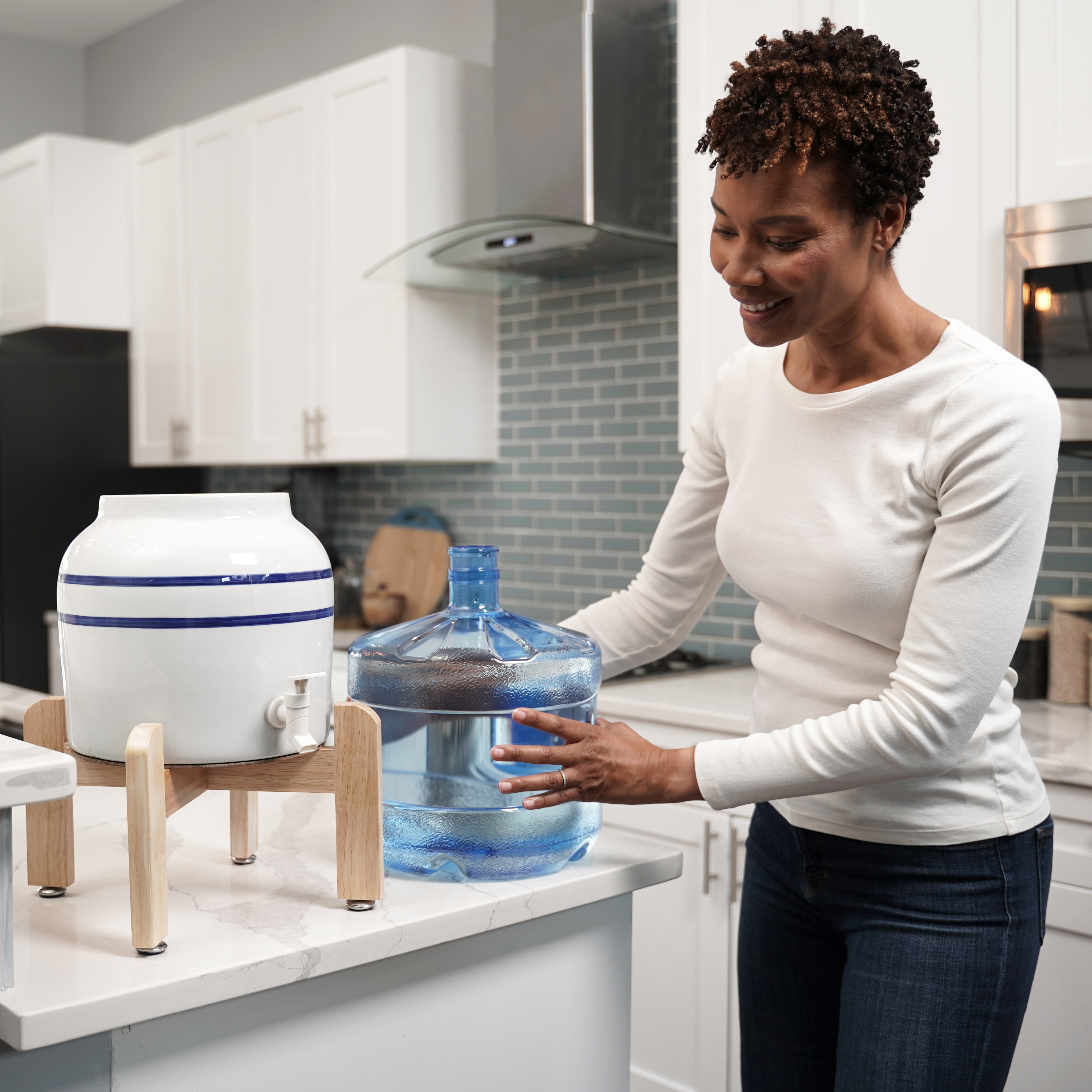 Primo Water Countertop Water Dispenser (White, 5 gal) 84jns