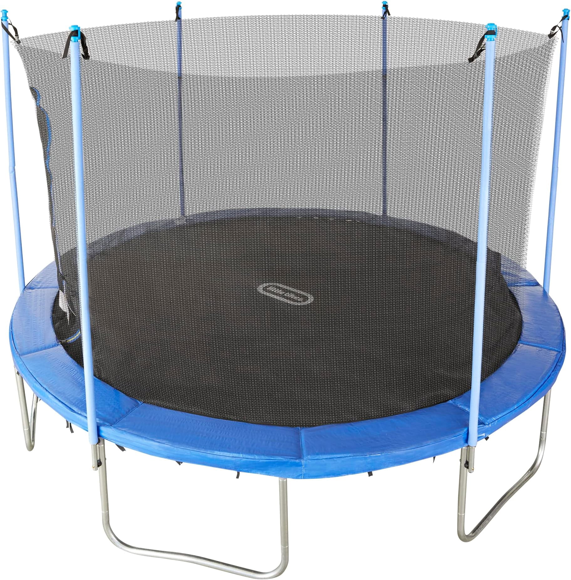 Little Tikes Mega Trampoline with Safety Enclosure (Blue, 12 ft) 6tmxx