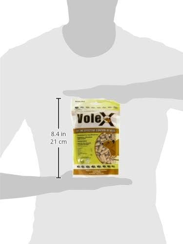VoleX Vole Killer and Repellent Bait Pellets (Natural Mechanical Action, 8 oz) rzv69