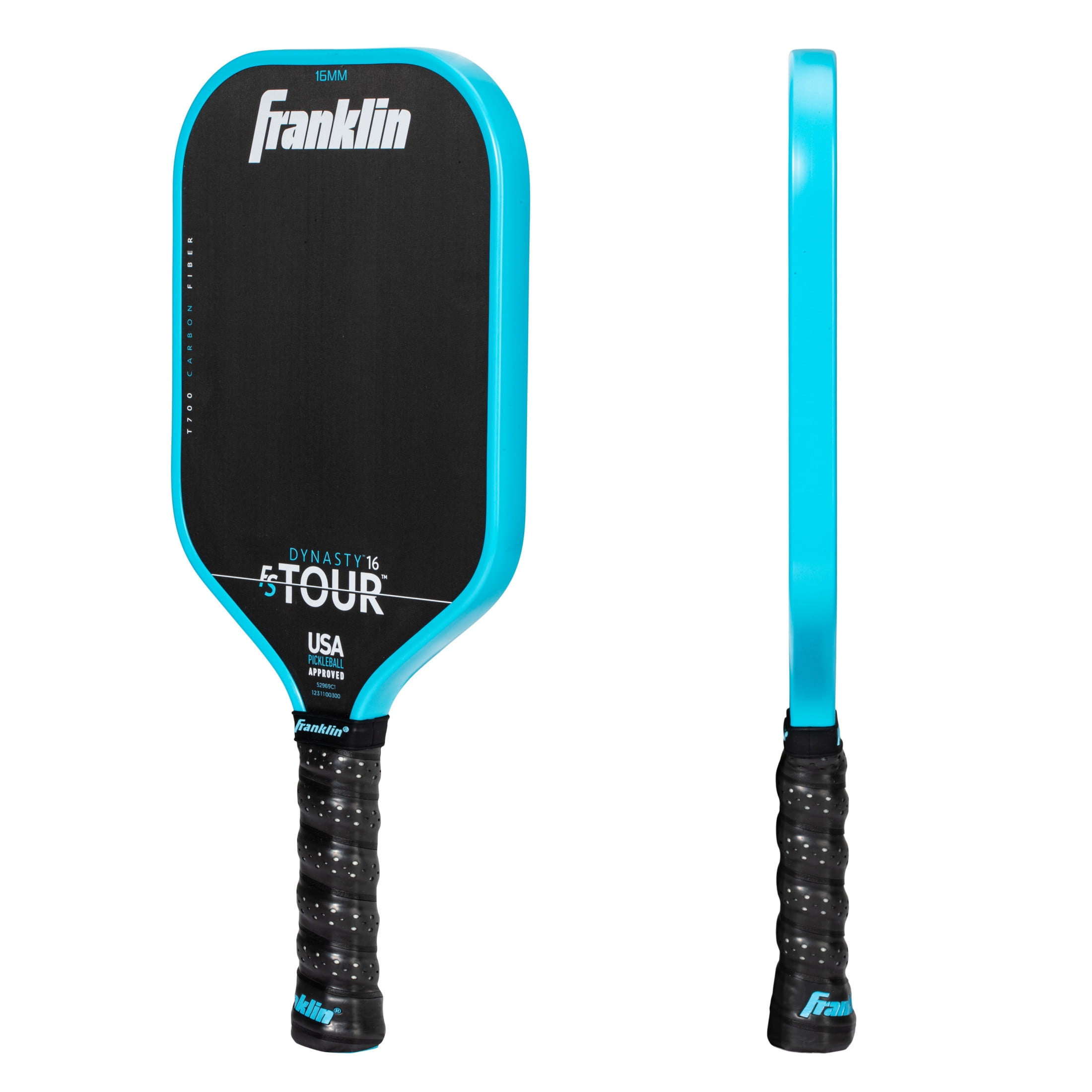 Franklin Sports FS Tour Series Carbon Fiber Pickleball Paddle (Blue, 8.8 oz) psgqa