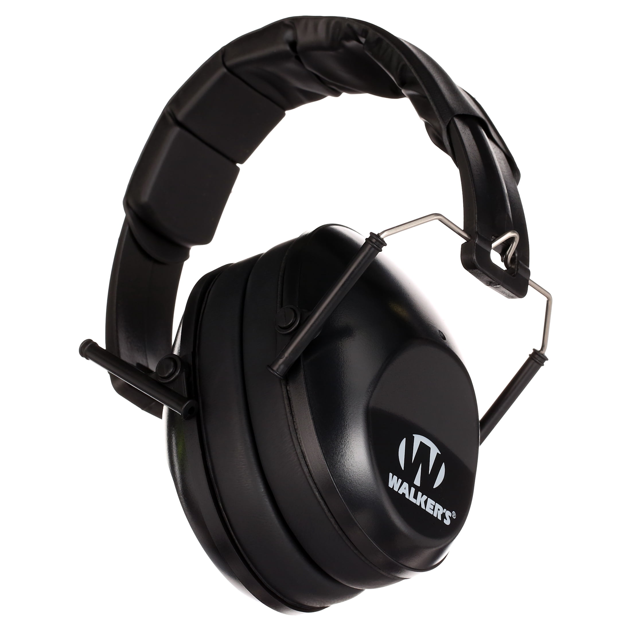 Walker's Passive Earmuffs Noise Reduction Hearing Protection (Black, One Size) ab2nj