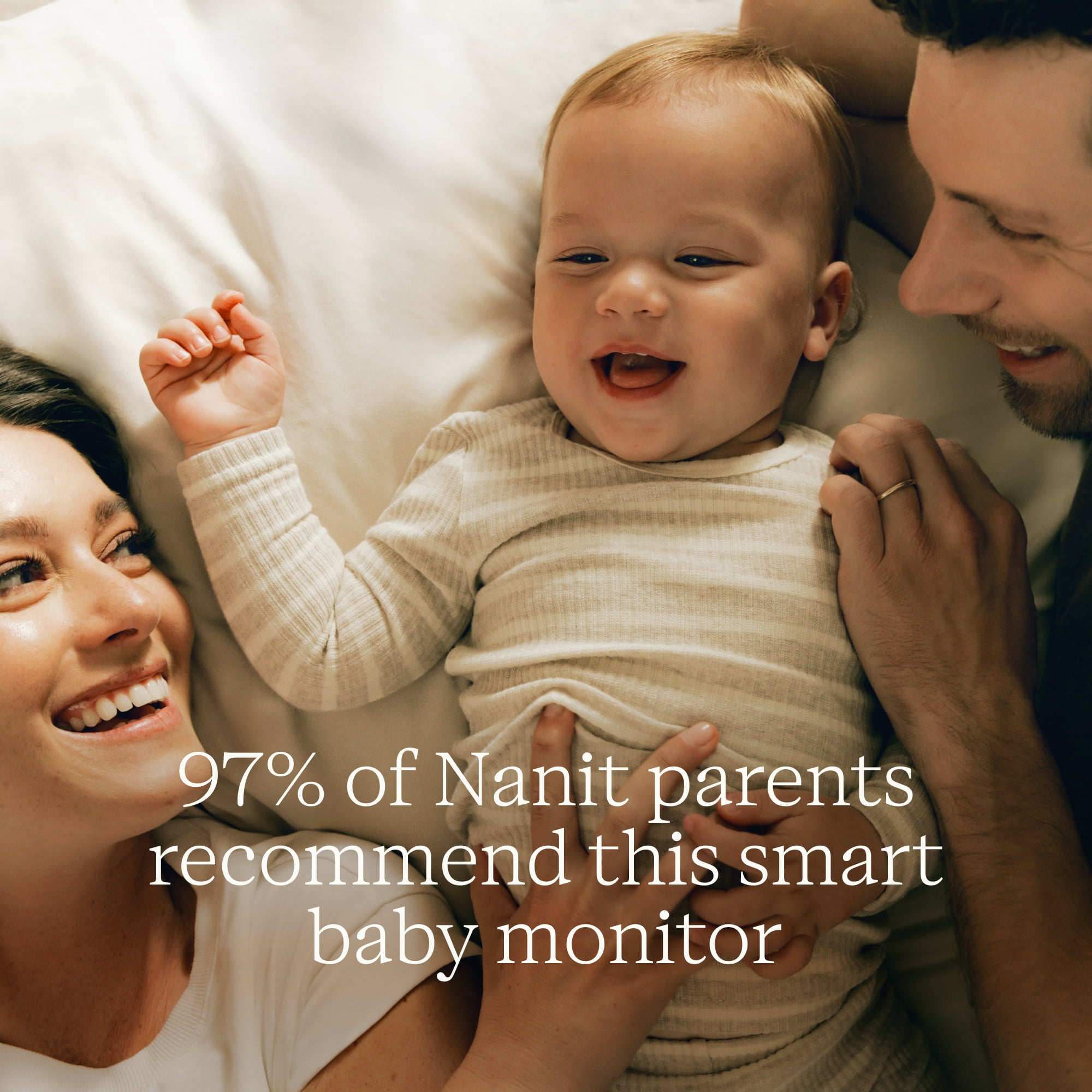 Nanit Pro Baby Monitor Bundle with Wall Mount (White, 1 Pack) stpqk - Image 9