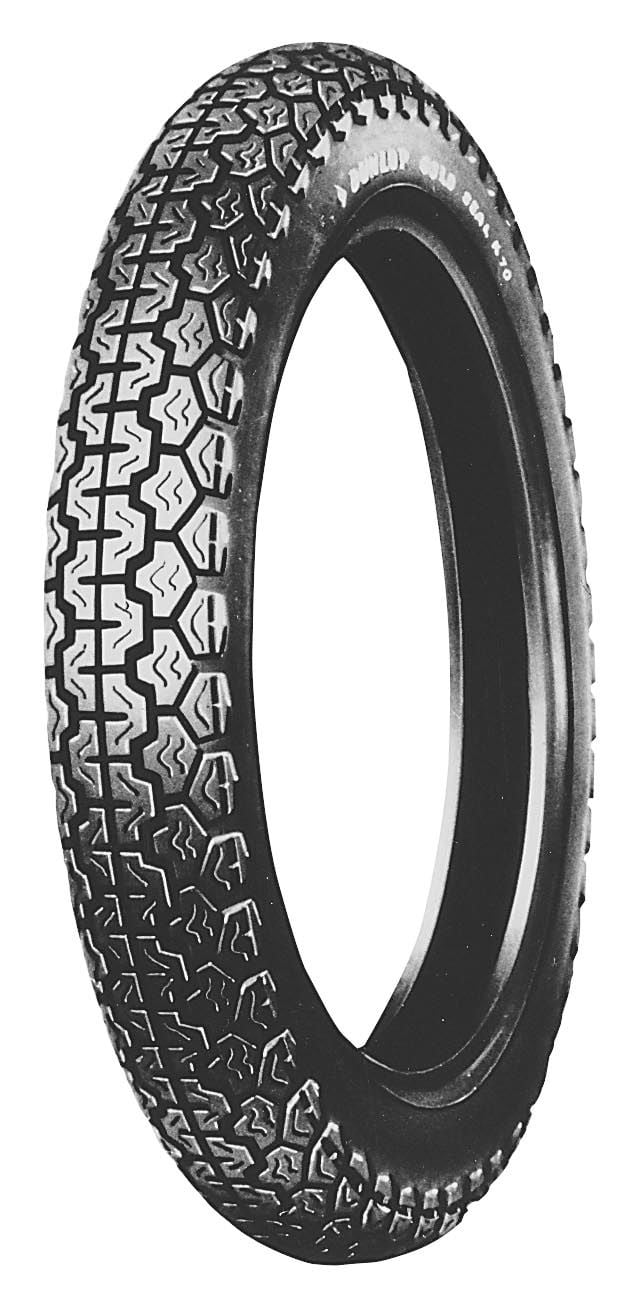 Dunlop K70 Vintage Motorcycle Tire (Front, 3.25-19) e3ym9