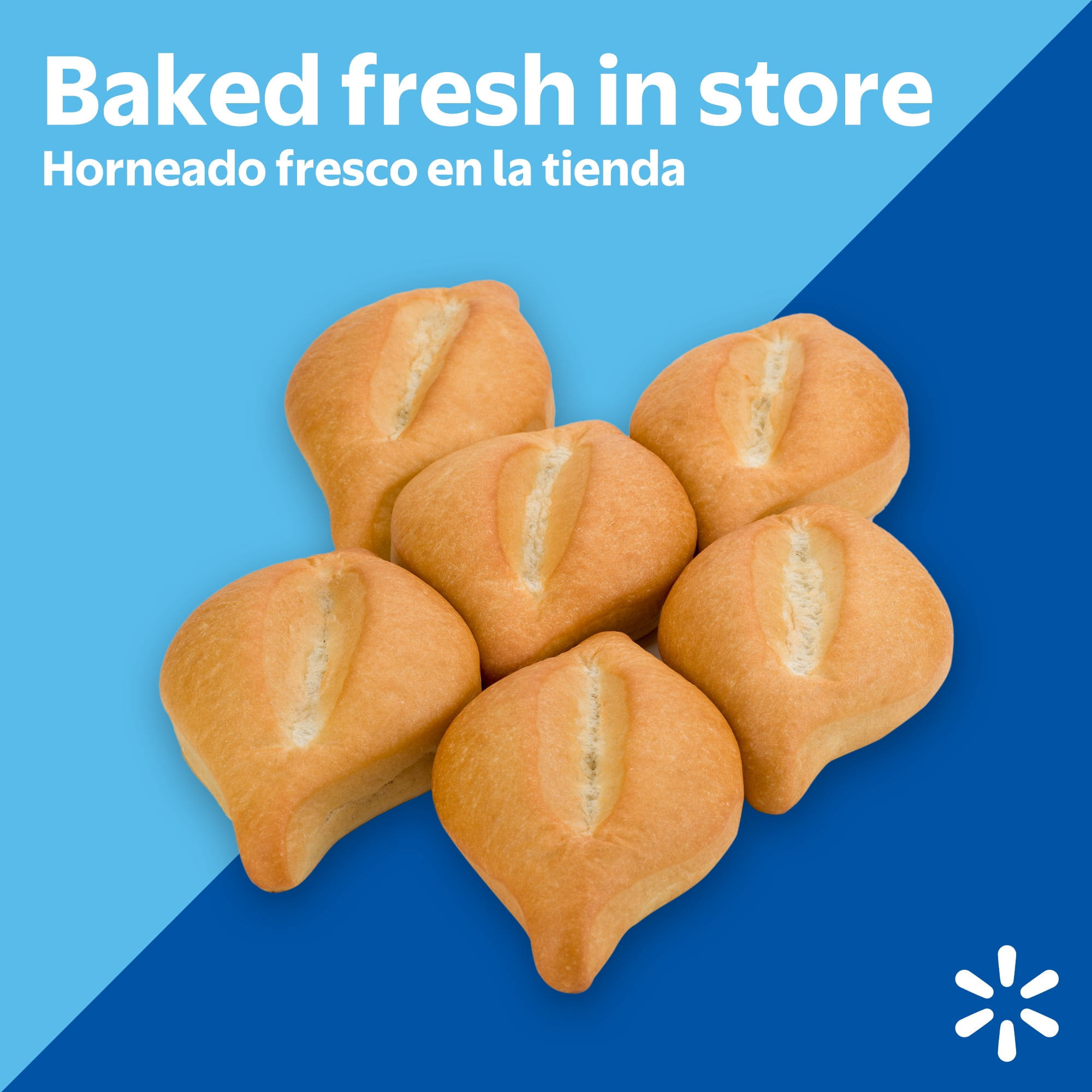 Freshness Guaranteed White Bolillos Authentic Mexican-Style Bread (White, 12 oz, 6 Count) ttcss