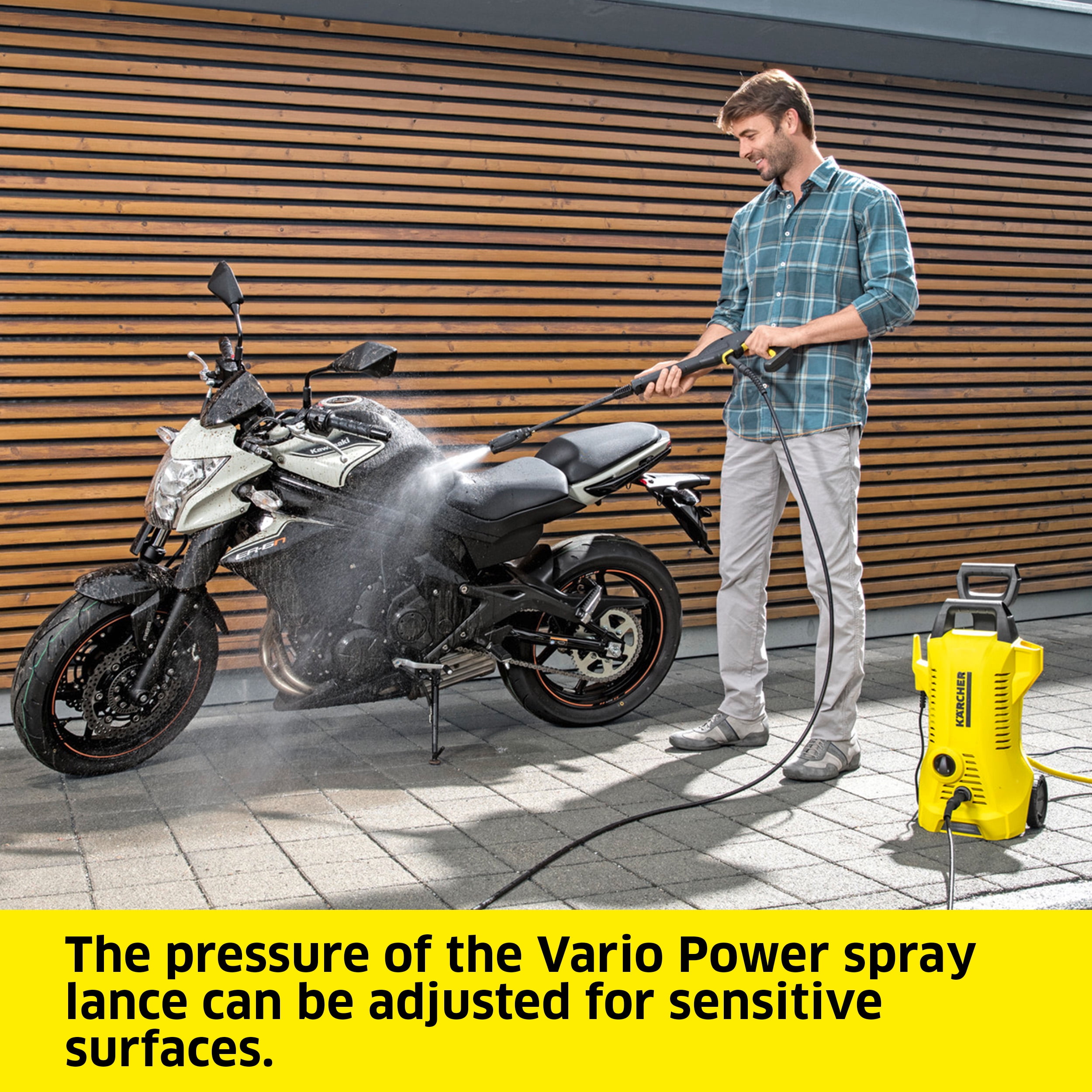 Karcher K2 Power Control Pressure Washer with Surface Cleaner and Foam Cannon (1700 PSI, 1.45 GPM) 8mmb0
