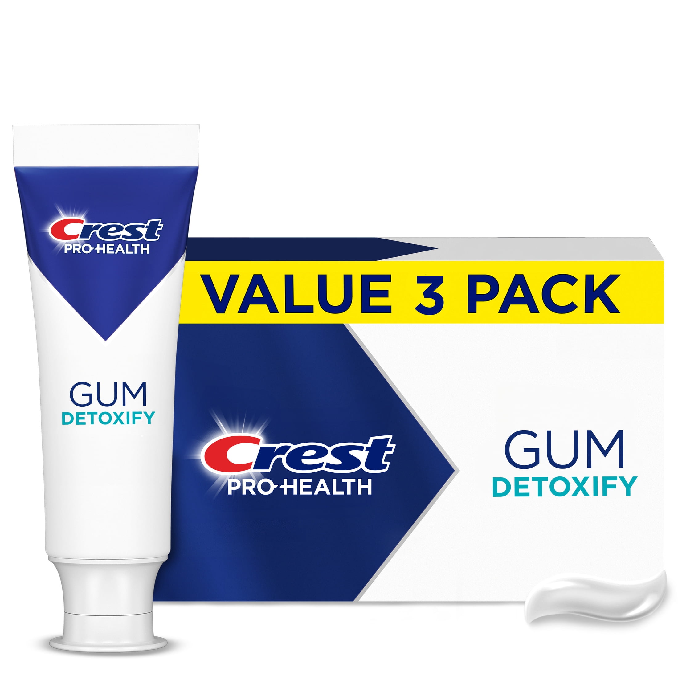 Crest Pro-Health Gum Detoxify Deep Clean Toothpaste (White, 4.8 oz, 3 Pack) bqd5b