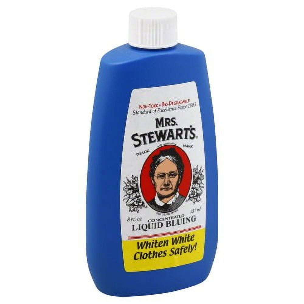 Mrs. Stewart's Liquid Bluing Fabric Whitener (8.0 fl oz, Pack of 3) seqh3