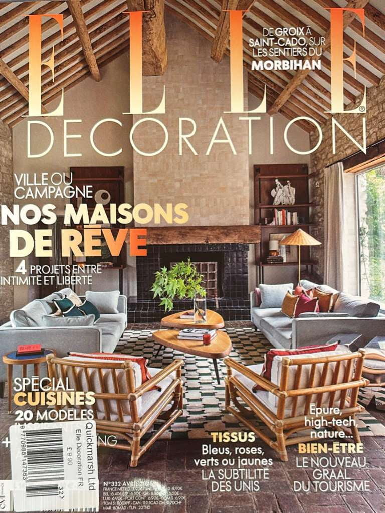 Elle Decoration France Magazine April 2026 (Single Issue) xj1fm