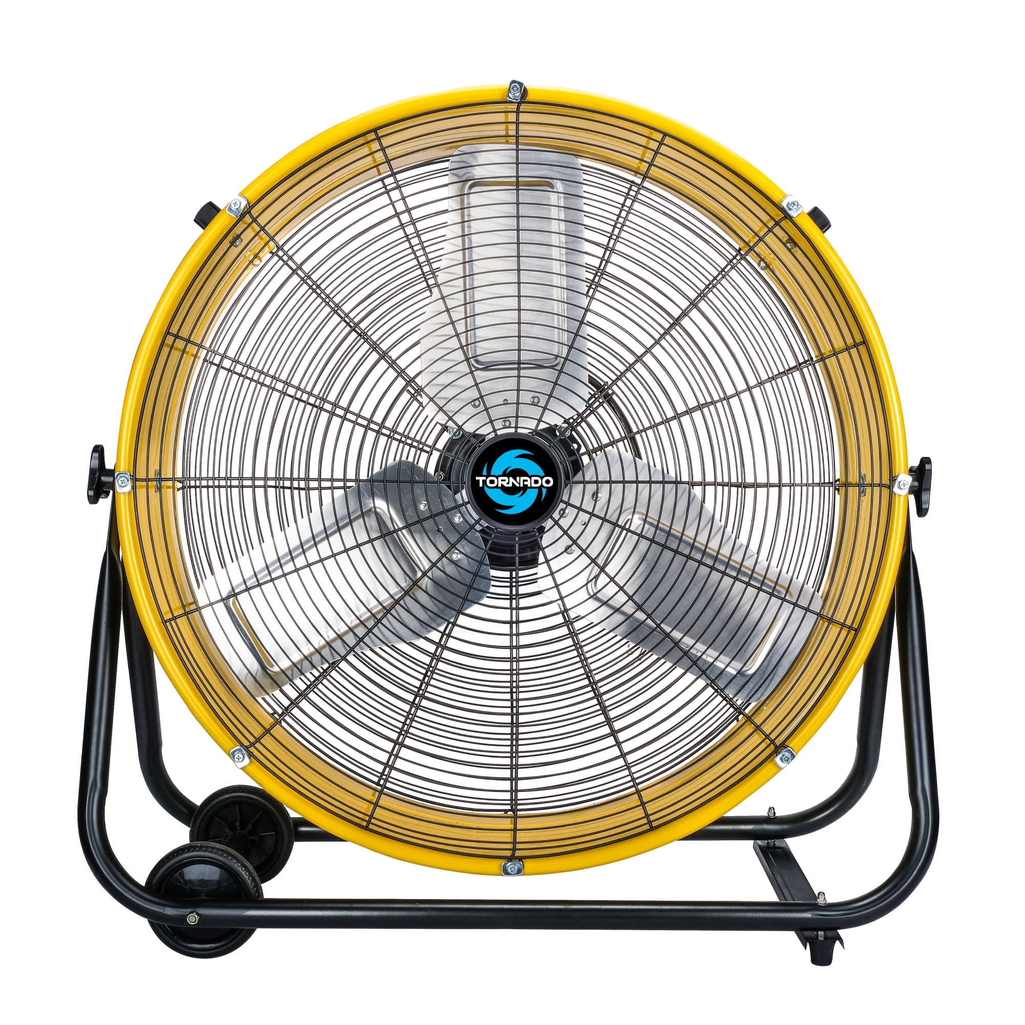 Tornado 24 Inch High Velocity Industrial Drum Fan (Yellow, 24 in) r5eng