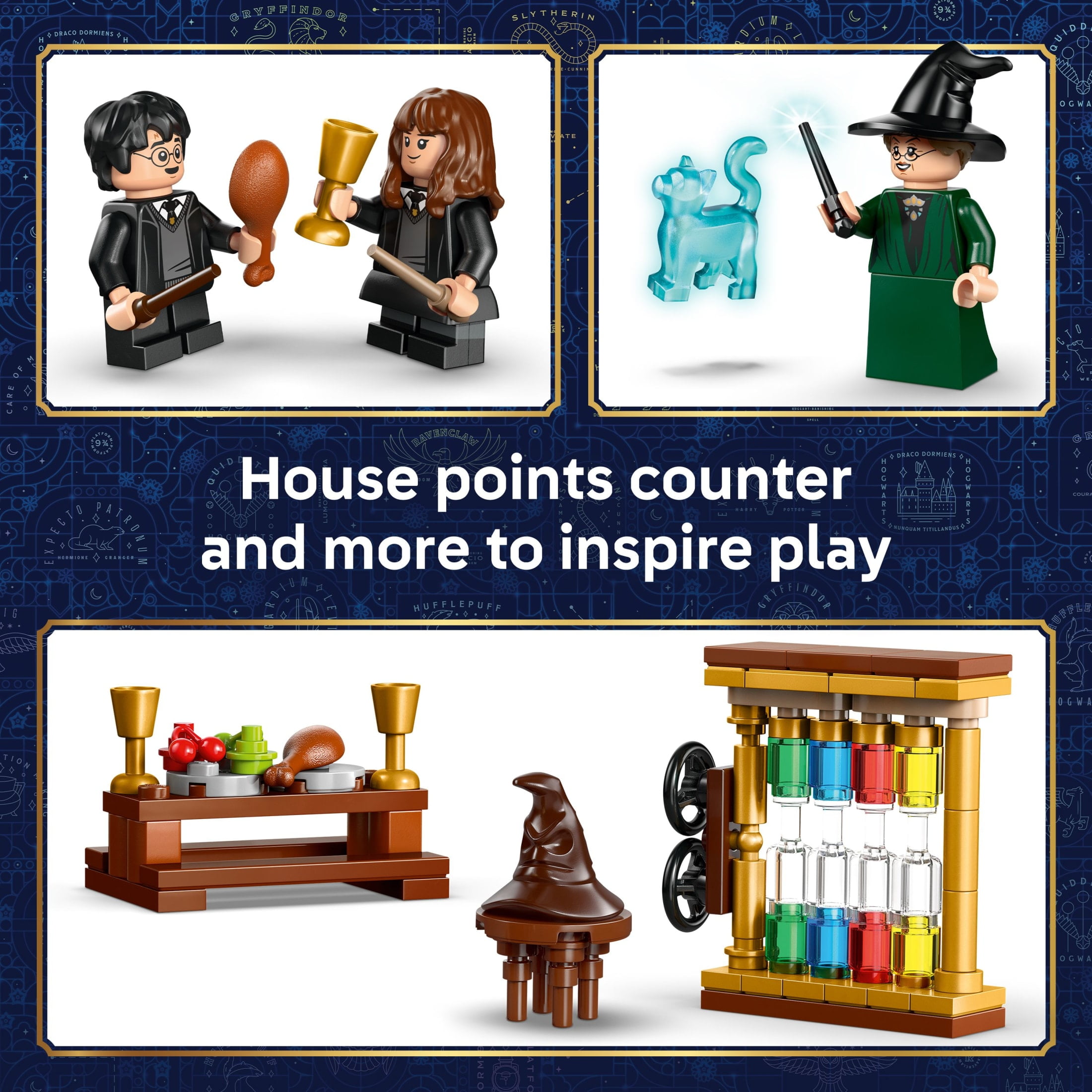 LEGO Harry Potter Hogwarts Castle Sorting Hat Ceremony Building Set (124 Pieces) hmbcn