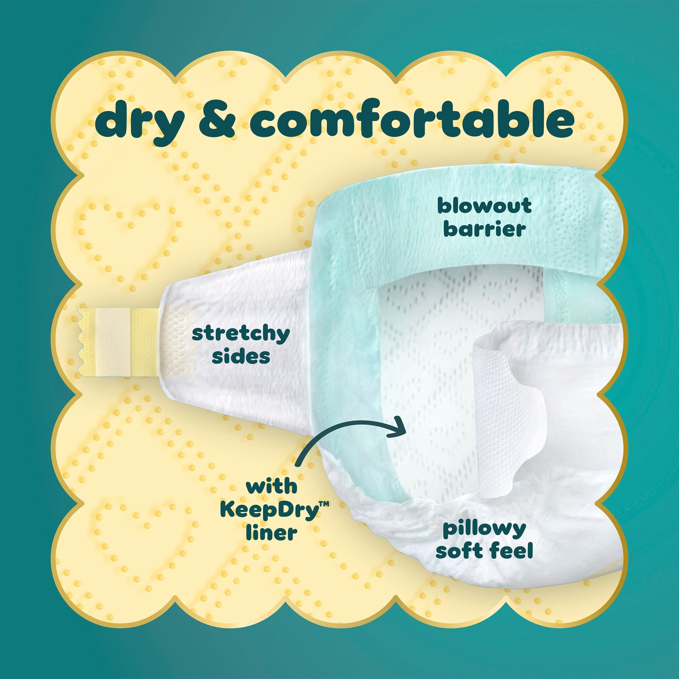 Pampers Swaddlers Disposable Baby Diapers (Size 4, 66 Count) 261yo