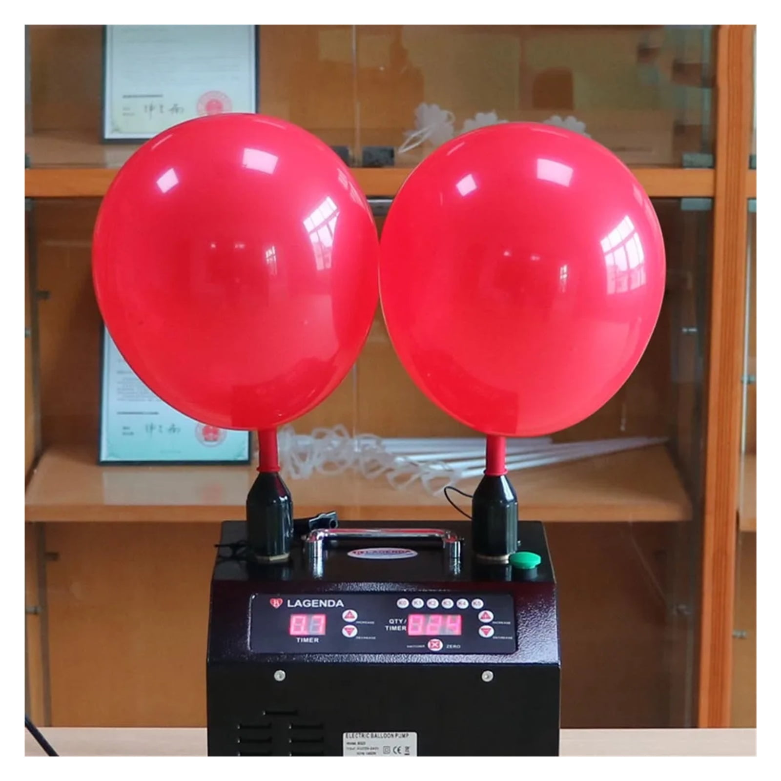 LilyStore Electric Balloon Pump Inflator B322 (Portable, High-Speed, 1 Pack) bi8nk