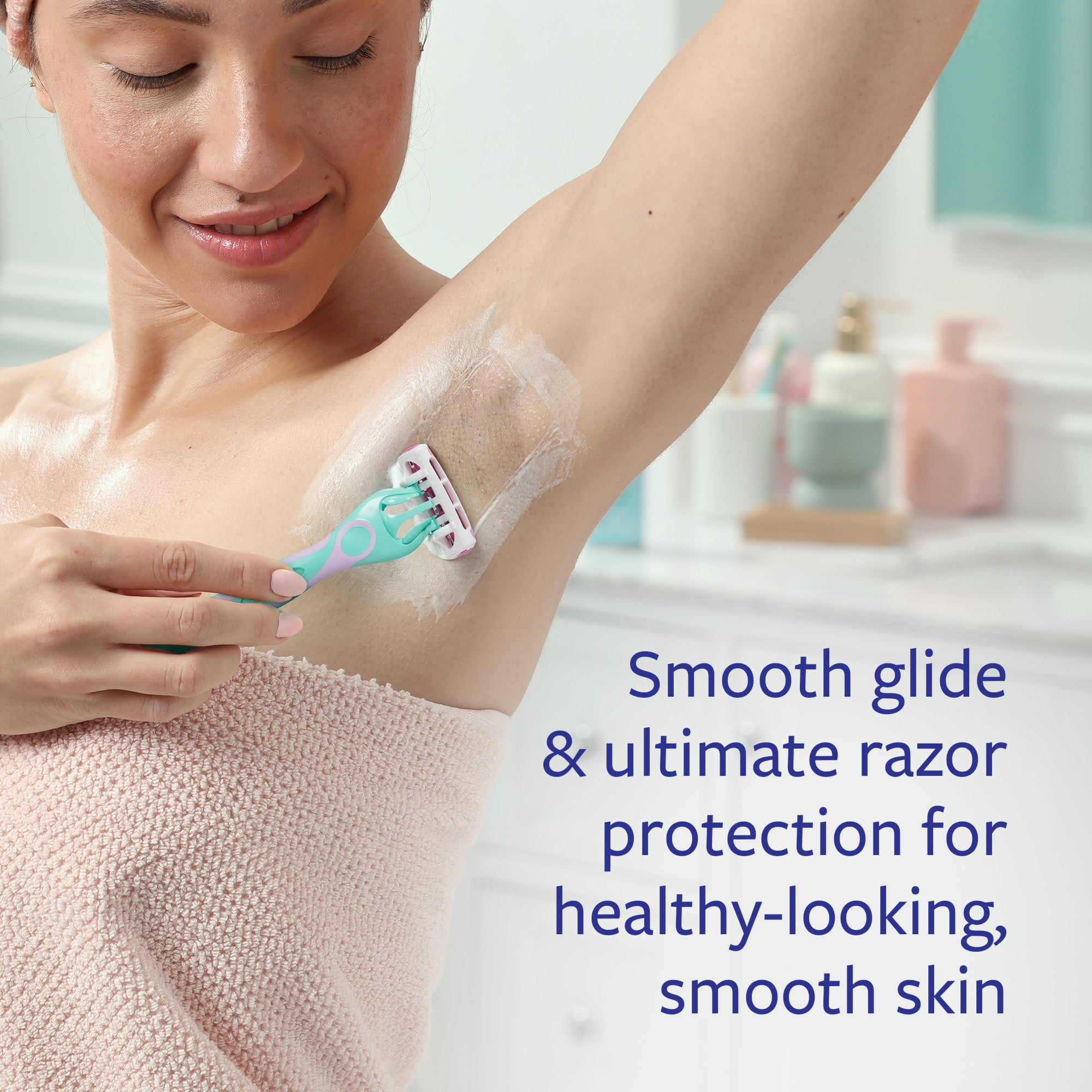 Skintimate Skin Therapy Sensitive Shave Gel for Women, Moisturizing Shaving Cream (7 oz) 84gq7