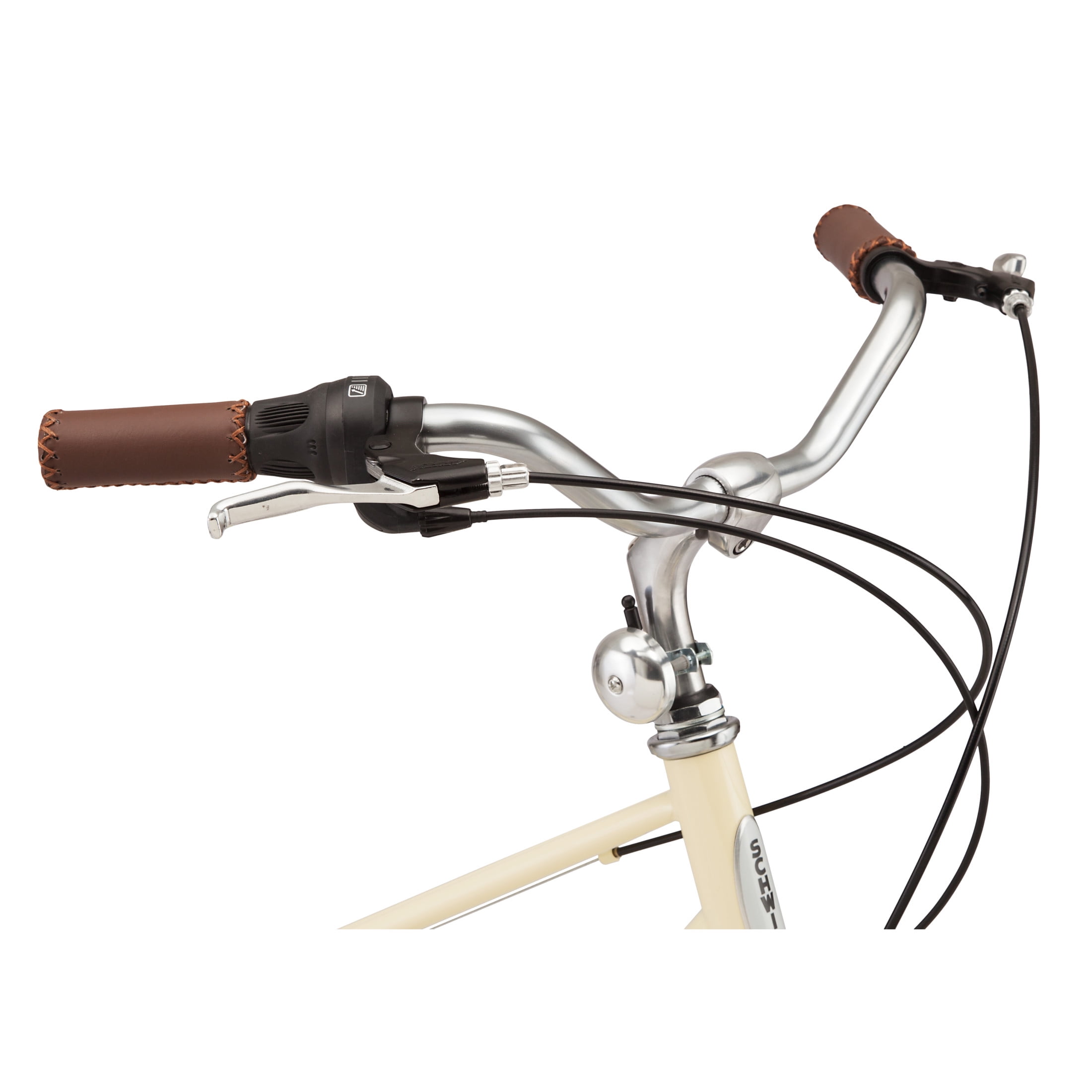 Schwinn Admiral Hybrid Bike, 7-Speed Commuter Bicycle, Lightweight Alloy Frame (Cream, 700c Wheels) 8zxg7