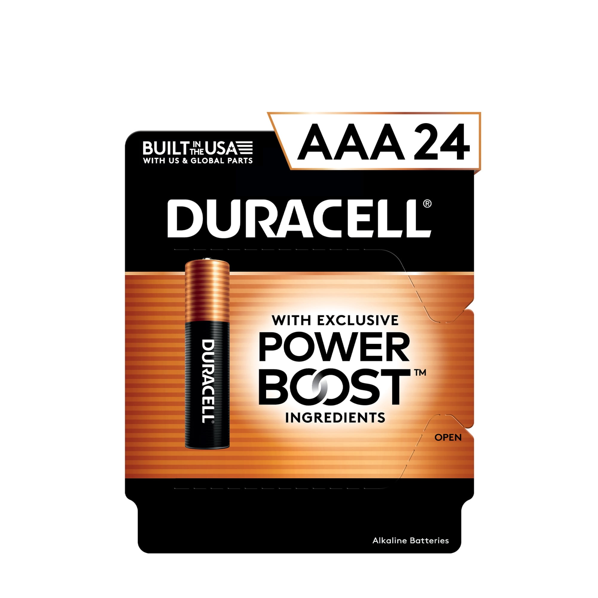 Duracell Coppertop AAA Alkaline Batteries with Power Boost Ingredients (24 Pack) 3ye10