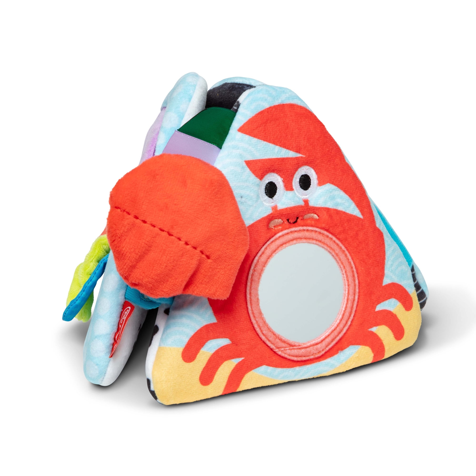 Melissa & Doug Ocean Tummy Time Triangle Infant Sensory Activity Toy (Multi-Color, 1 Pack) cvcs9