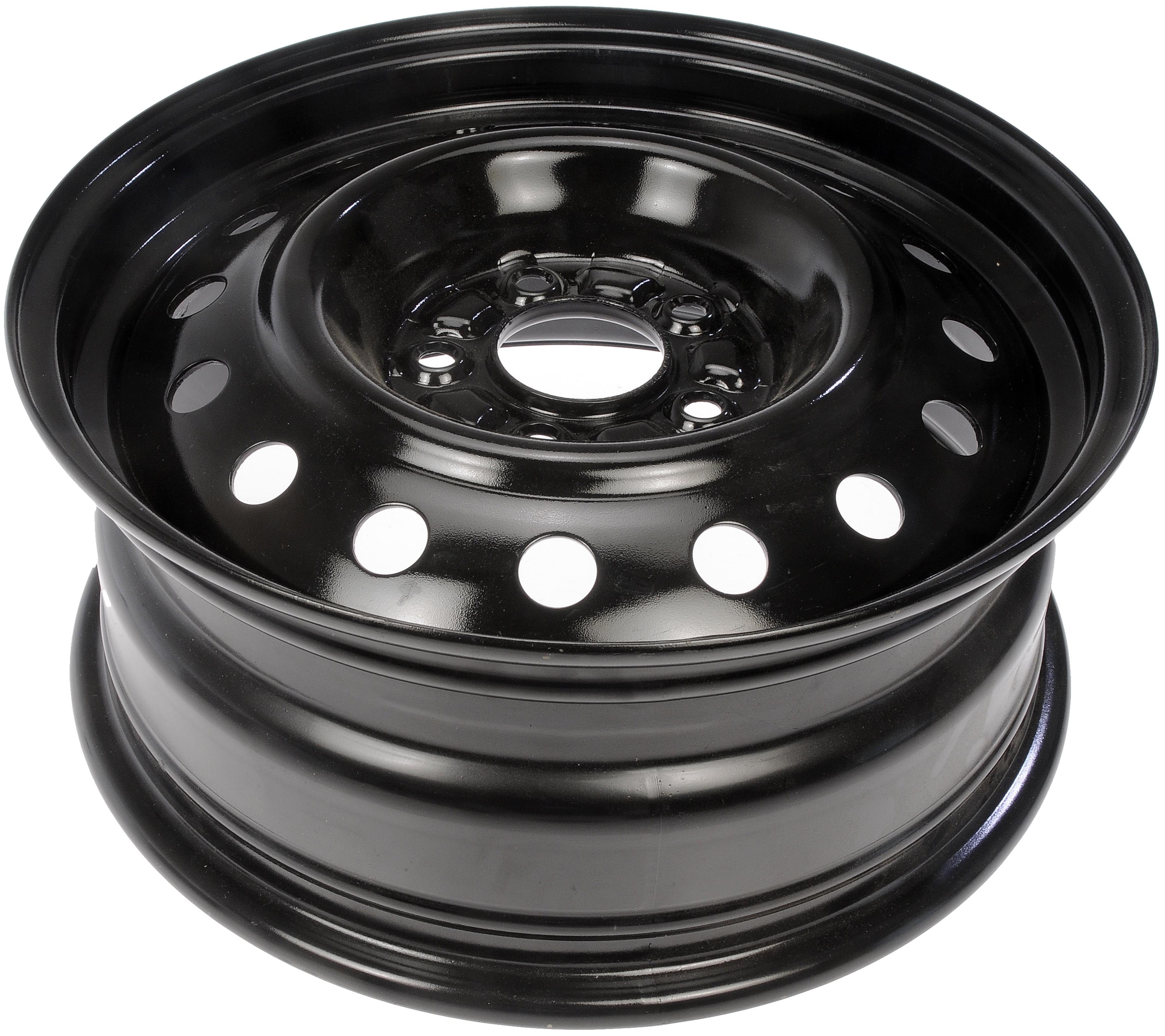 Dorman 939-237 Steel Wheel Rim (Black, 16 x 6.5 in, 5-Lug) iyq9i