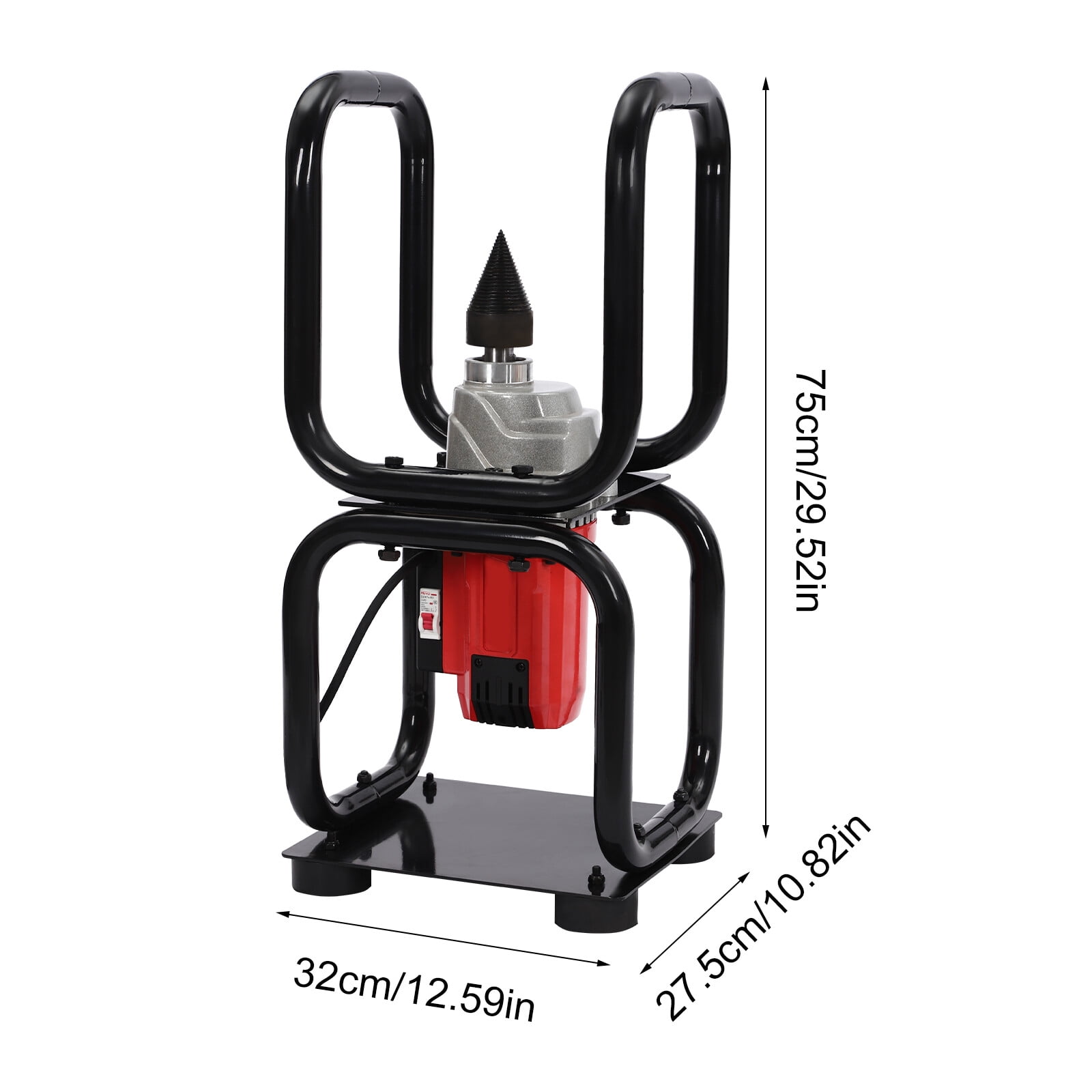 ToppiJoy Electric Log Splitter, Heavy-Duty Firewood Splitting Machine for Forestry and Home Use (450 RPM, 3.3 KW) bxup0
