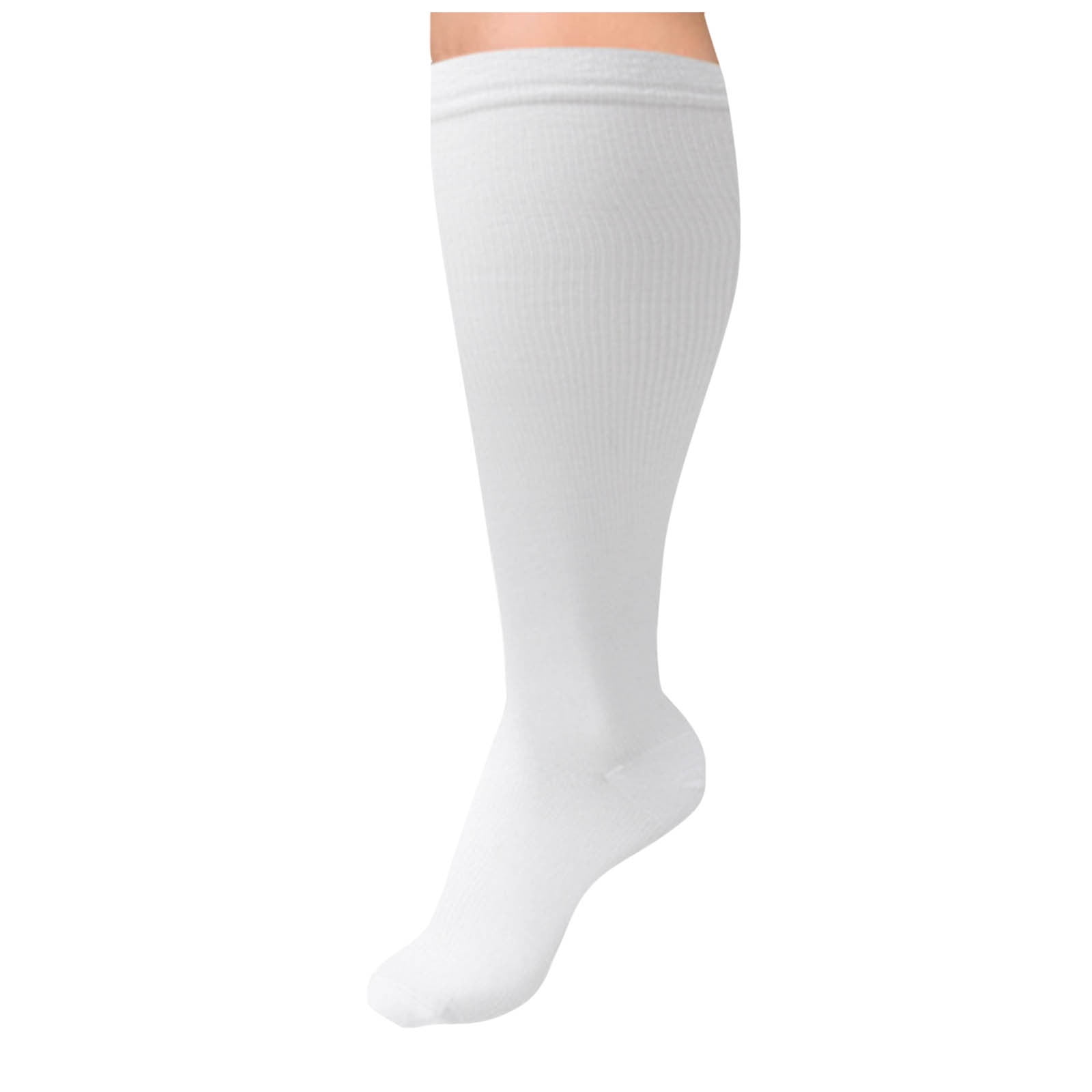 asjyhkr Men's Athletic Knee High Socks Performance Compression Sports Gear (Black, M-8XL) h528w