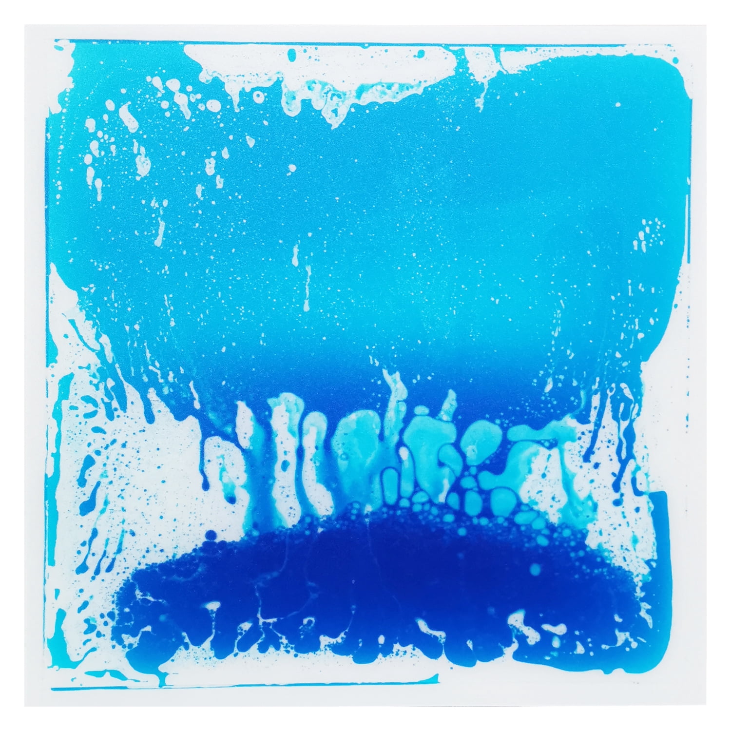 Art3d Liquid Encased Sensory Floor Playmat for Kids, Non-Slip Interactive Exercise Mat (Multi-Color, 20 in x 20 in) 69785
