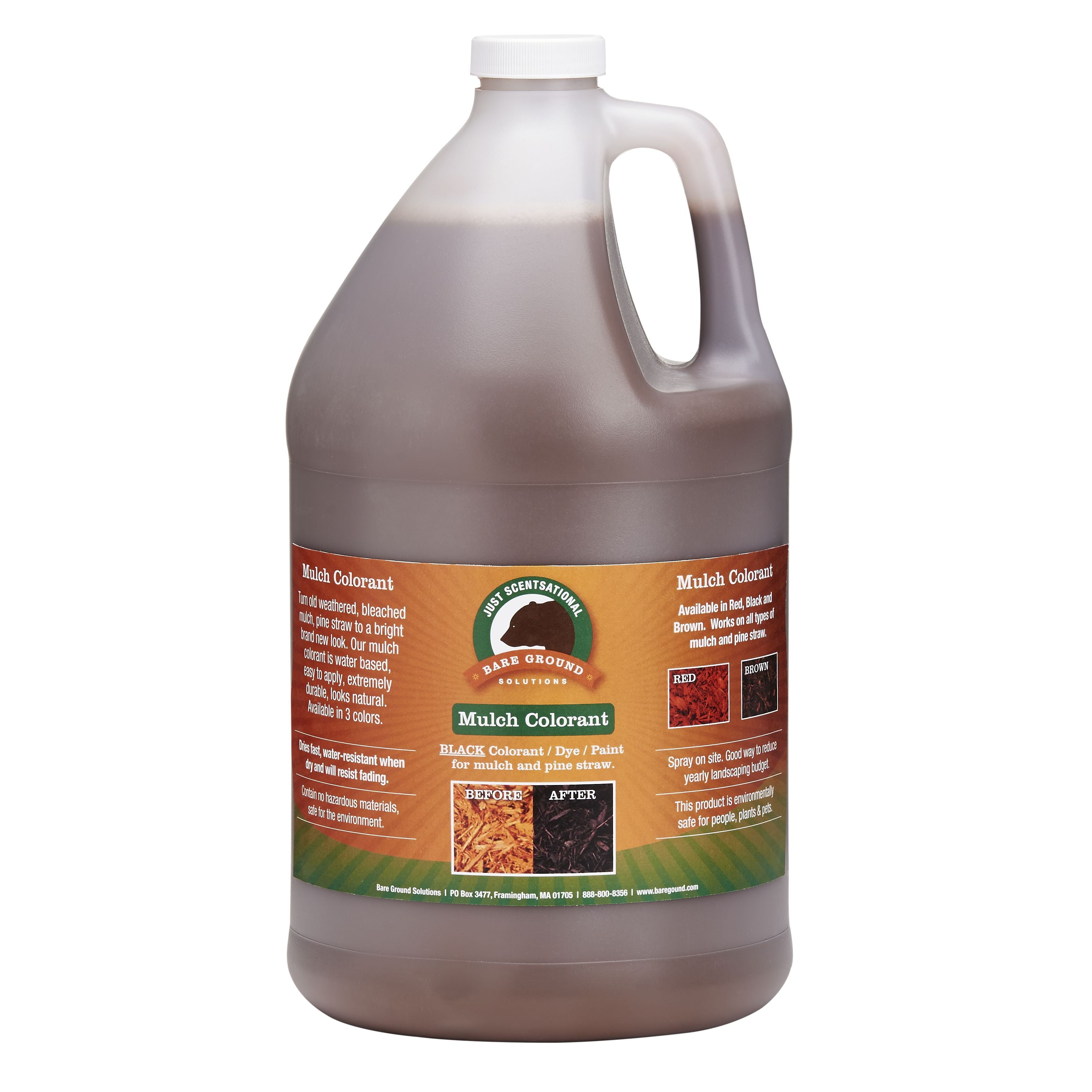 Just Scentsational Brown Bark Mulch Colorant (Brown, 128 fl oz) qpwau