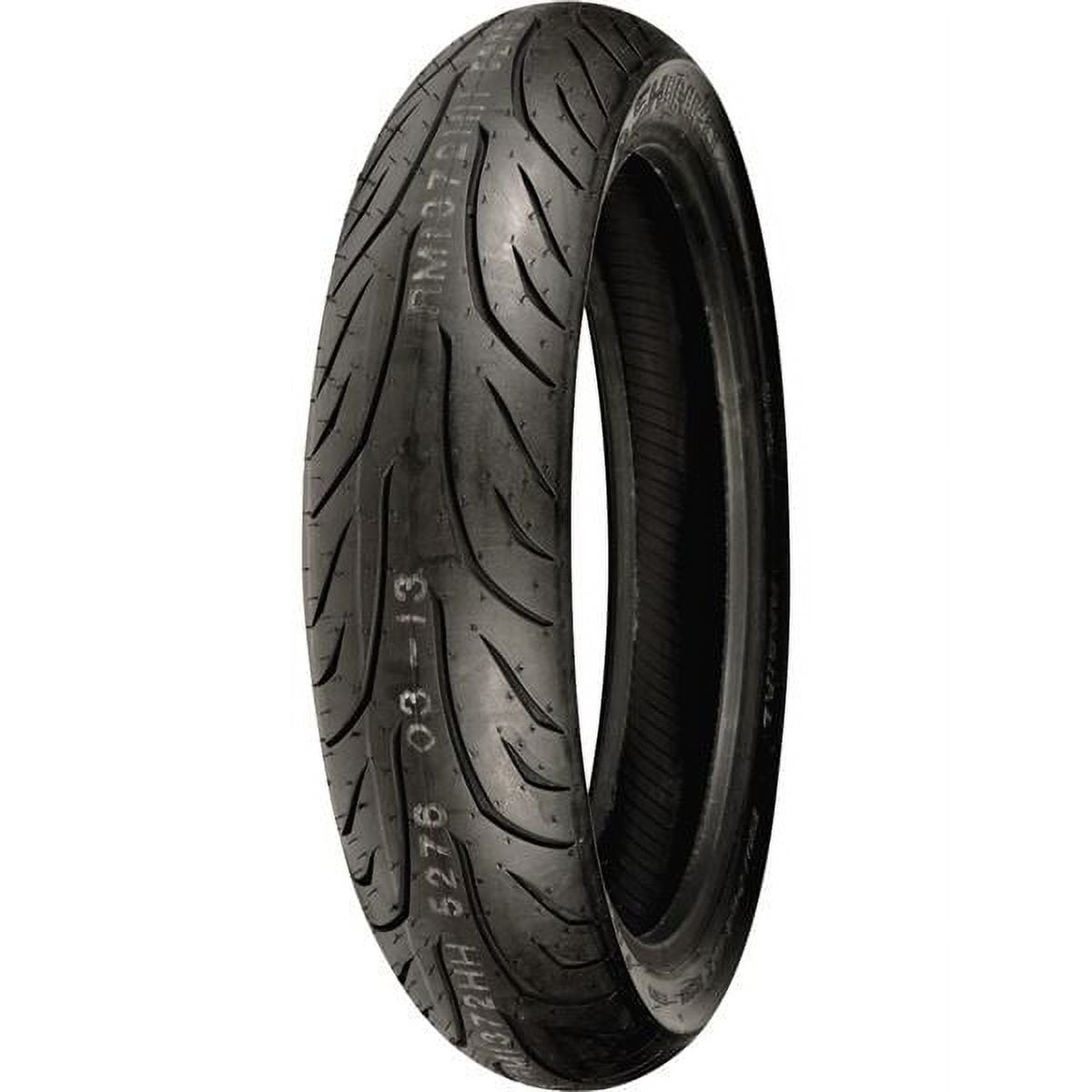 Shinko SE890 Journey Touring Radial Front Motorcycle Tire (Black, 130/70R-18) cuplo