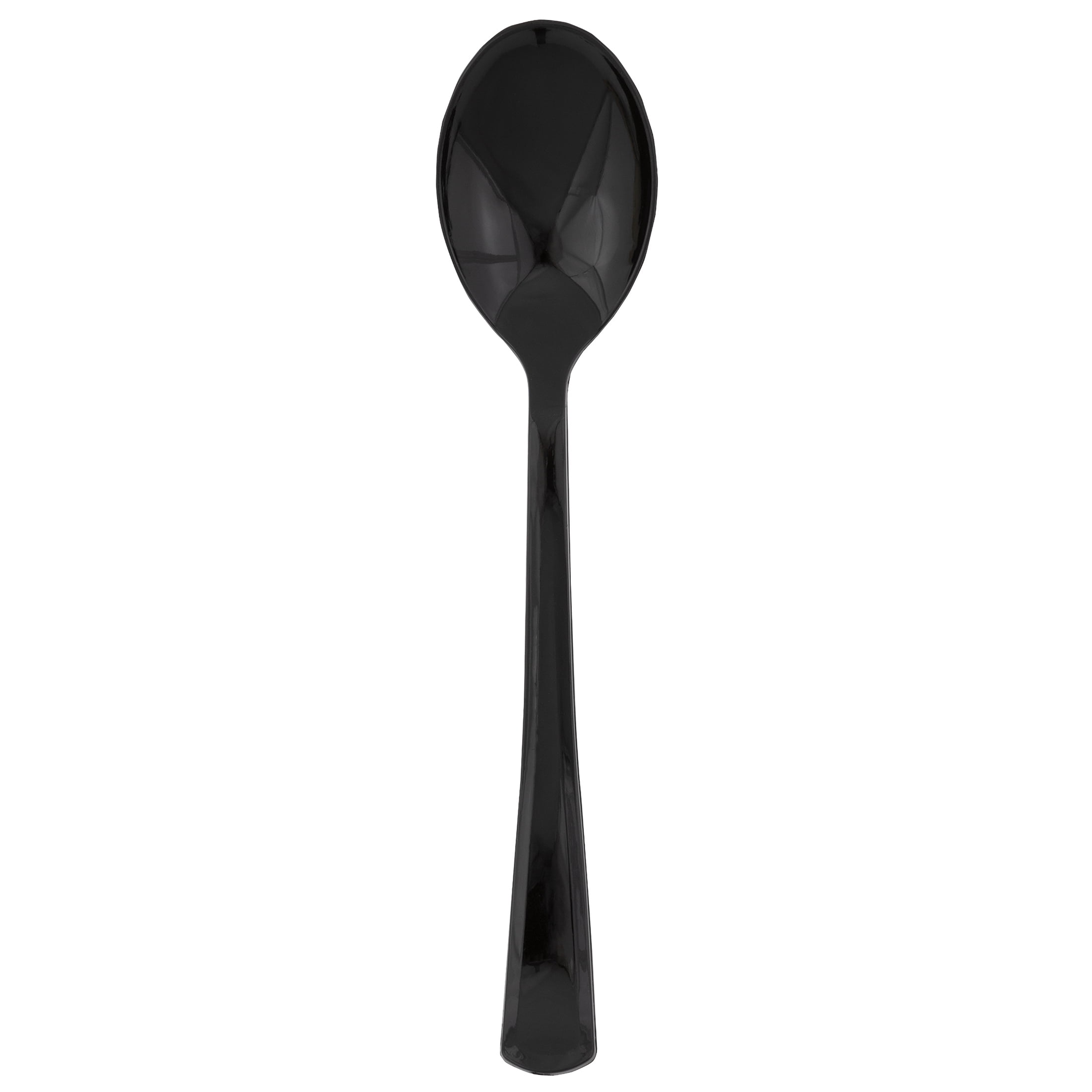 Way To Celebrate Disposable Metallic Plastic Cutlery Set (Black and Gold, 24 Count) 1ulz8