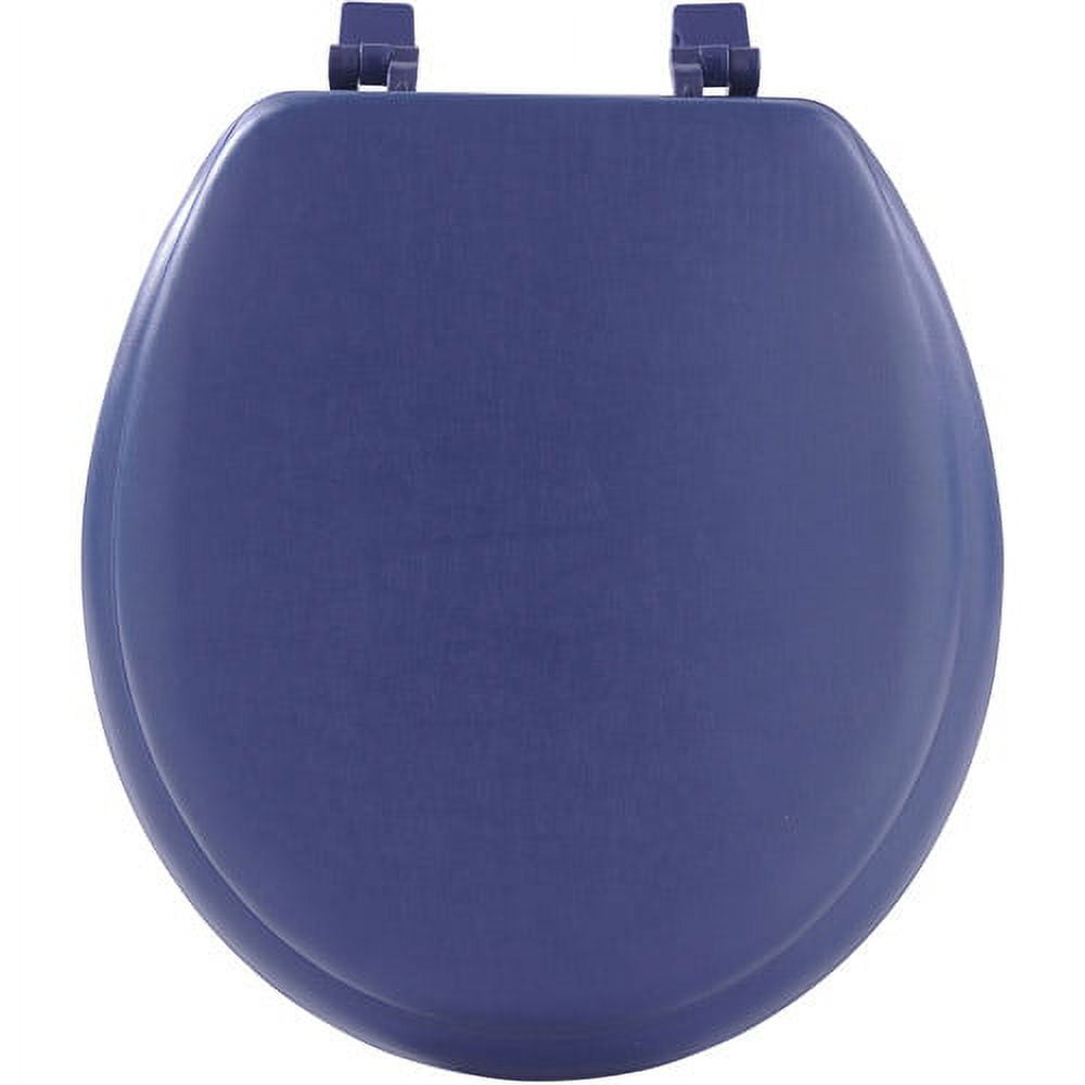 Achim Fantasia Soft Vinyl Toilet Seat (Navy, 17 in) 8suhz
