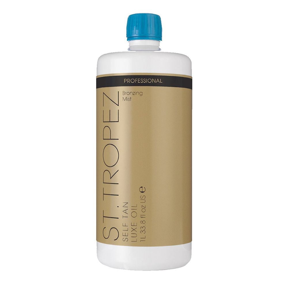 St. Tropez Self Tan Luxe Oil Bronzing Mist Professional Formula (Golden Glow, 33.8 fl oz) 7c558
