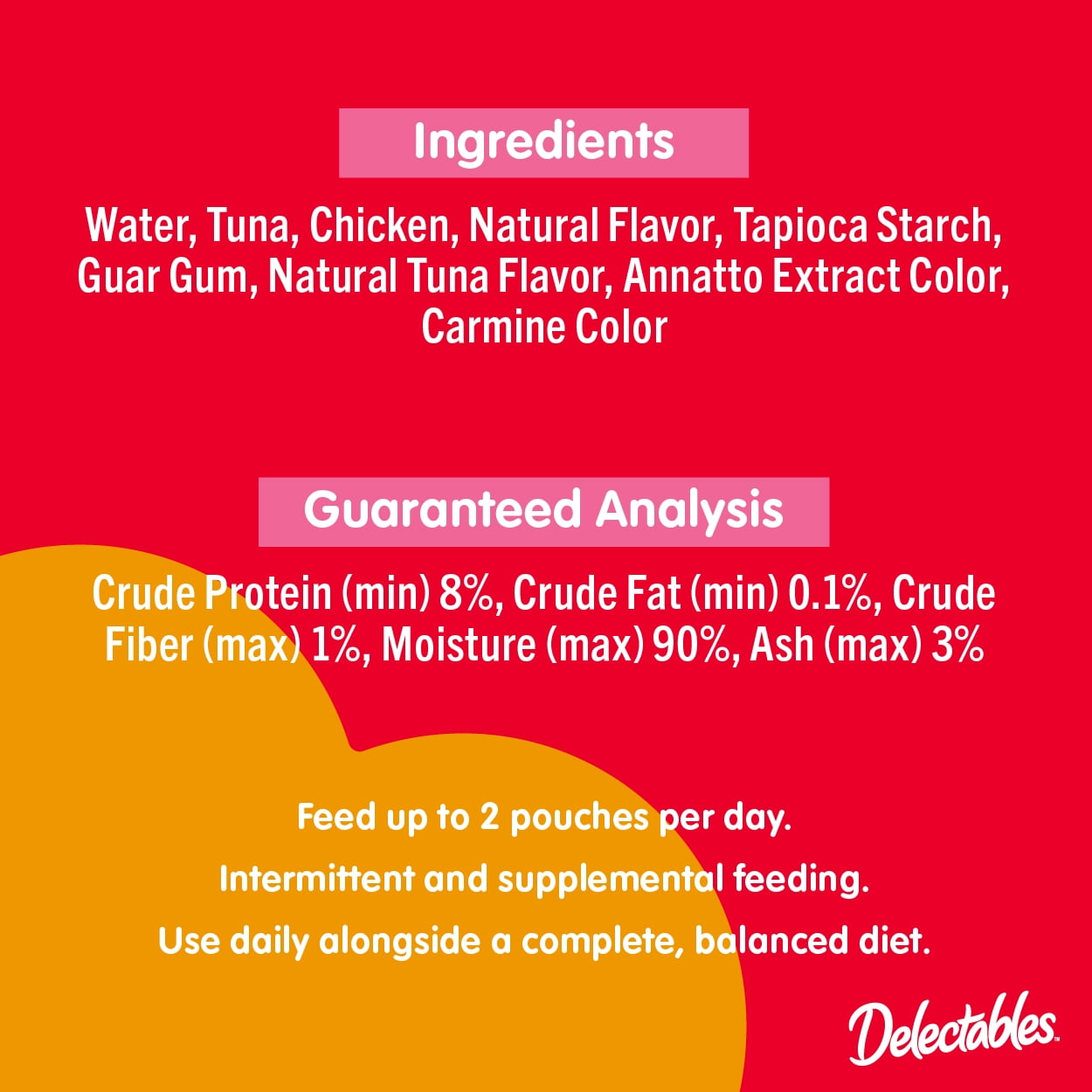 Delectables Bisque Tuna & Chicken Lickable Wet Cat Treats (5 Count, 1.4 oz) 72tkf