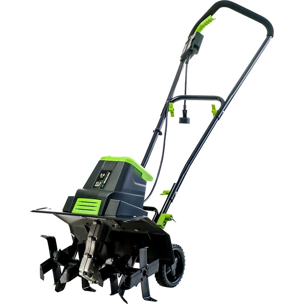 Earthwise 13.5-Amp 16-Inch Electric Garden Tiller Cultivator (Black, 16 in) 42h5r