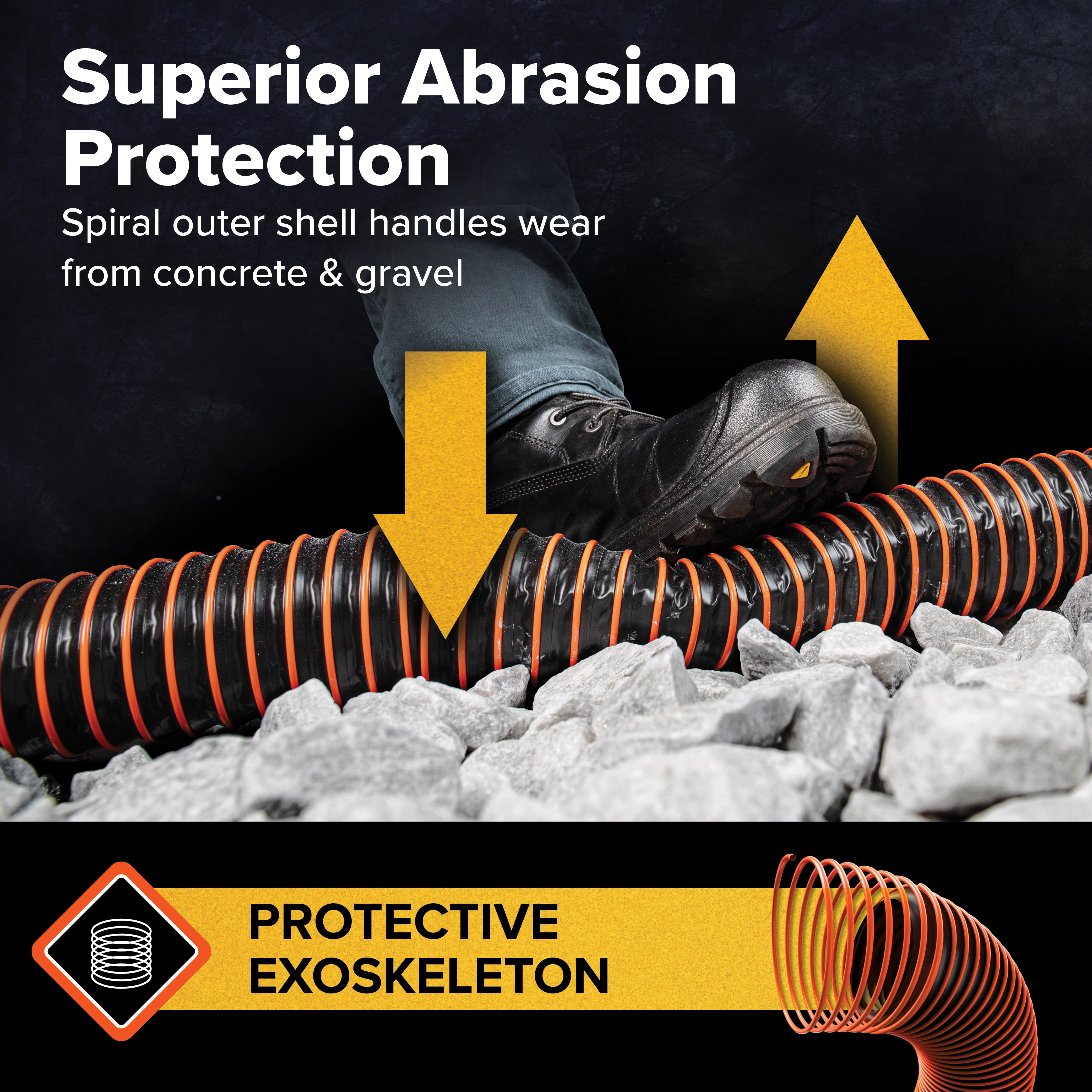 Camco RhinoEXTREME Sewer Hose Kit with 360 Degree Swivel Wye Fitting (Orange, 20 ft) idkz0