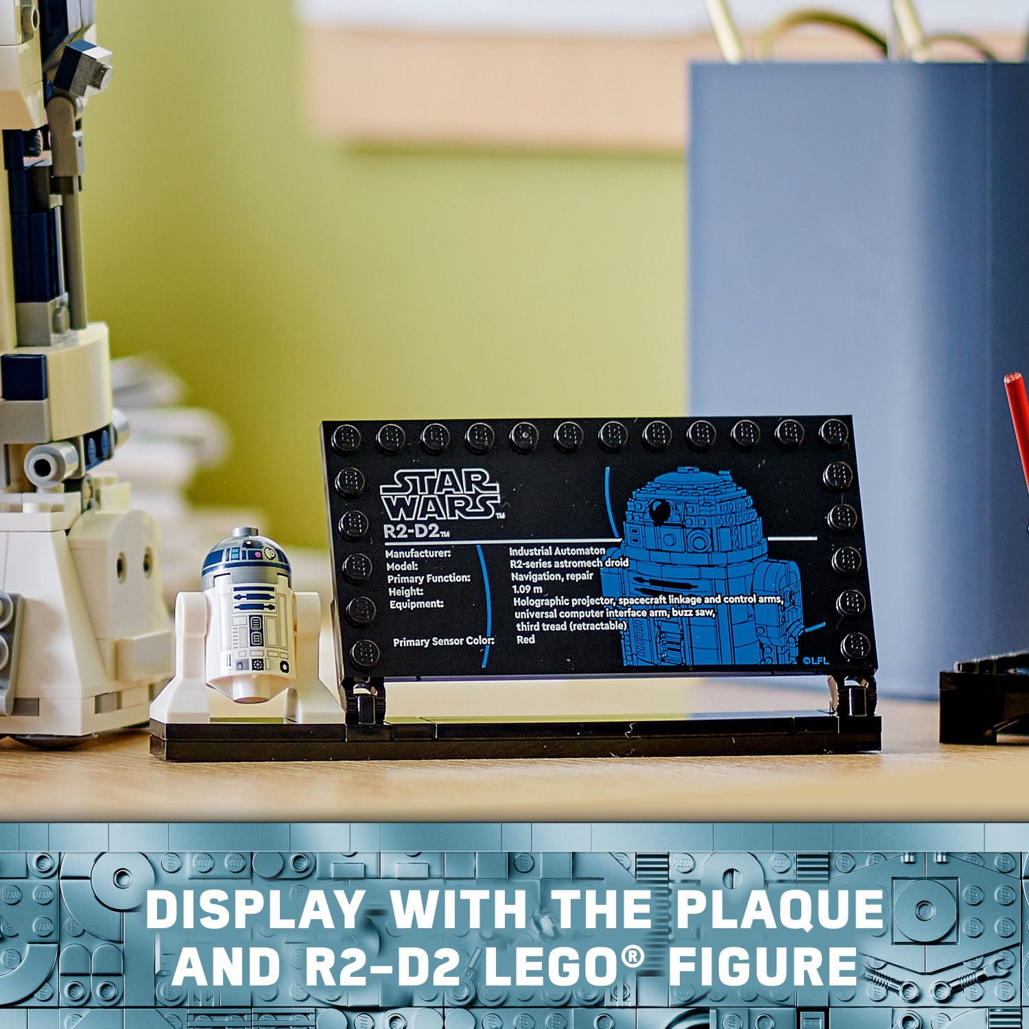 LEGO Star Wars R2-D2 Buildable Droid Figure with Darth Malak Minifigure (1,050 Pieces) ywa35