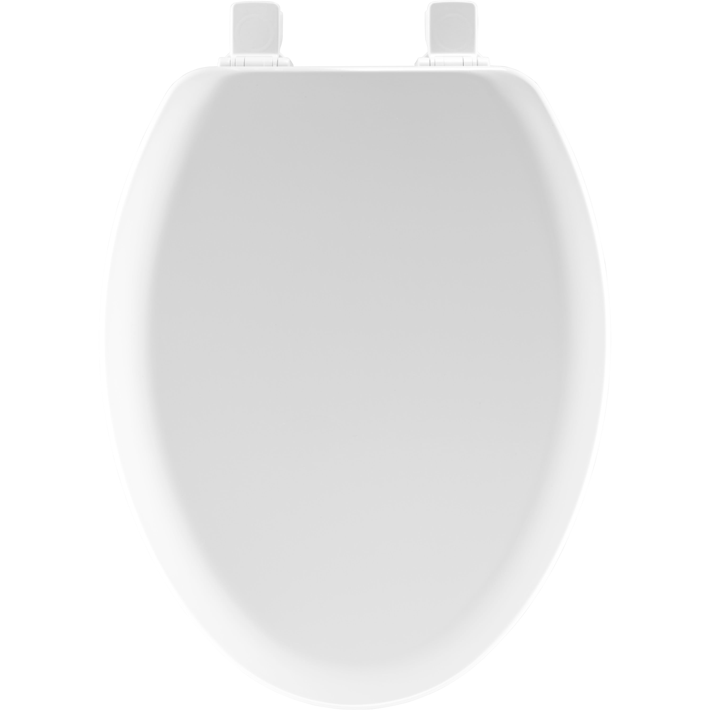 Mayfair Cameron Elongated Enameled Wood Toilet Seat (White, 18.5 in) po2lv