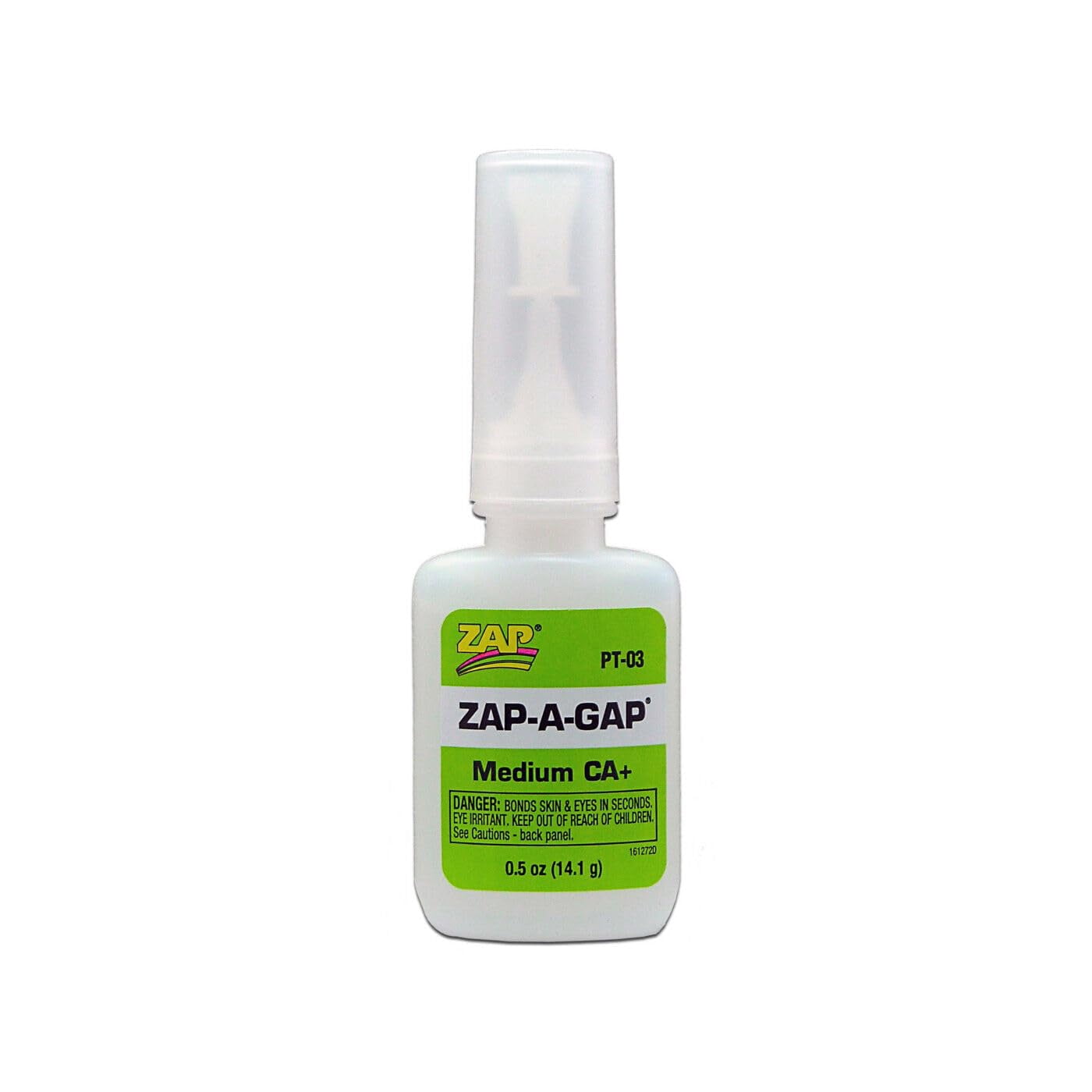 Zap-A-Gap CA Plus Adhesive Professional Strength Instant Glue (Clear, 0.5 oz) o94wj