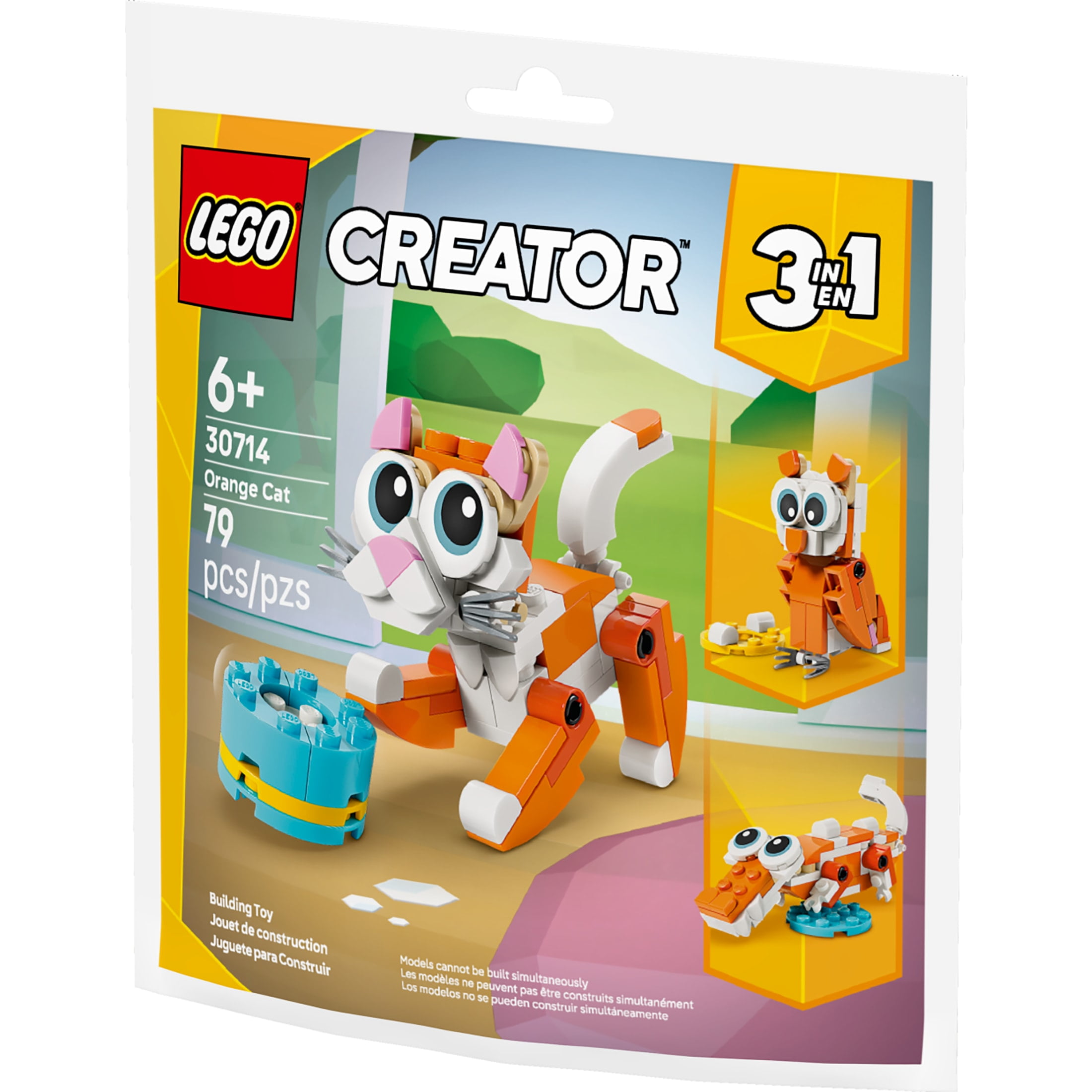 LEGO Creator Orange Cat 30714 Building Set (Orange, 1 Piece) 0608t