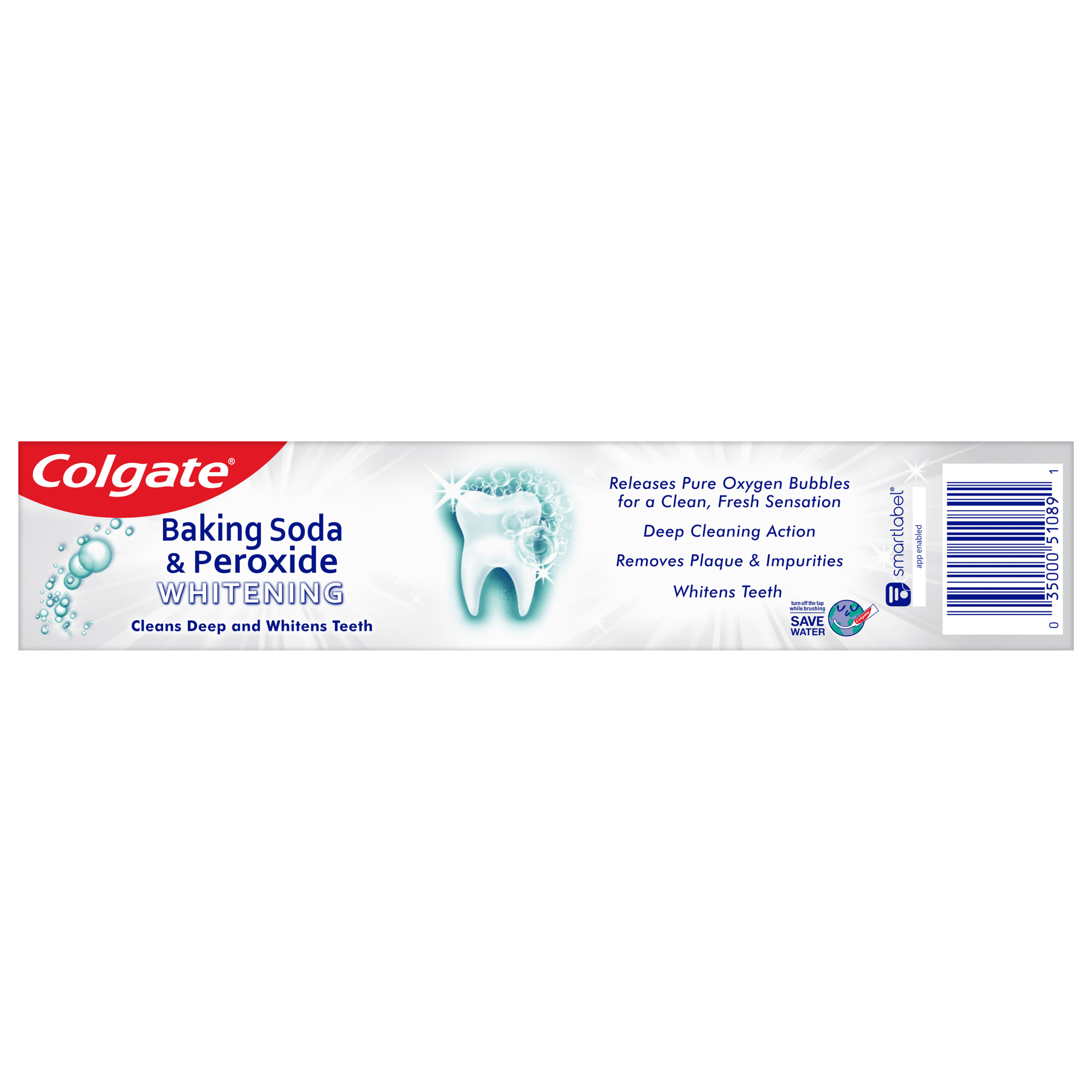 Colgate Baking Soda and Peroxide Whitening Toothpaste Gel, Frosty Mint Stripe (6 oz) e4jry