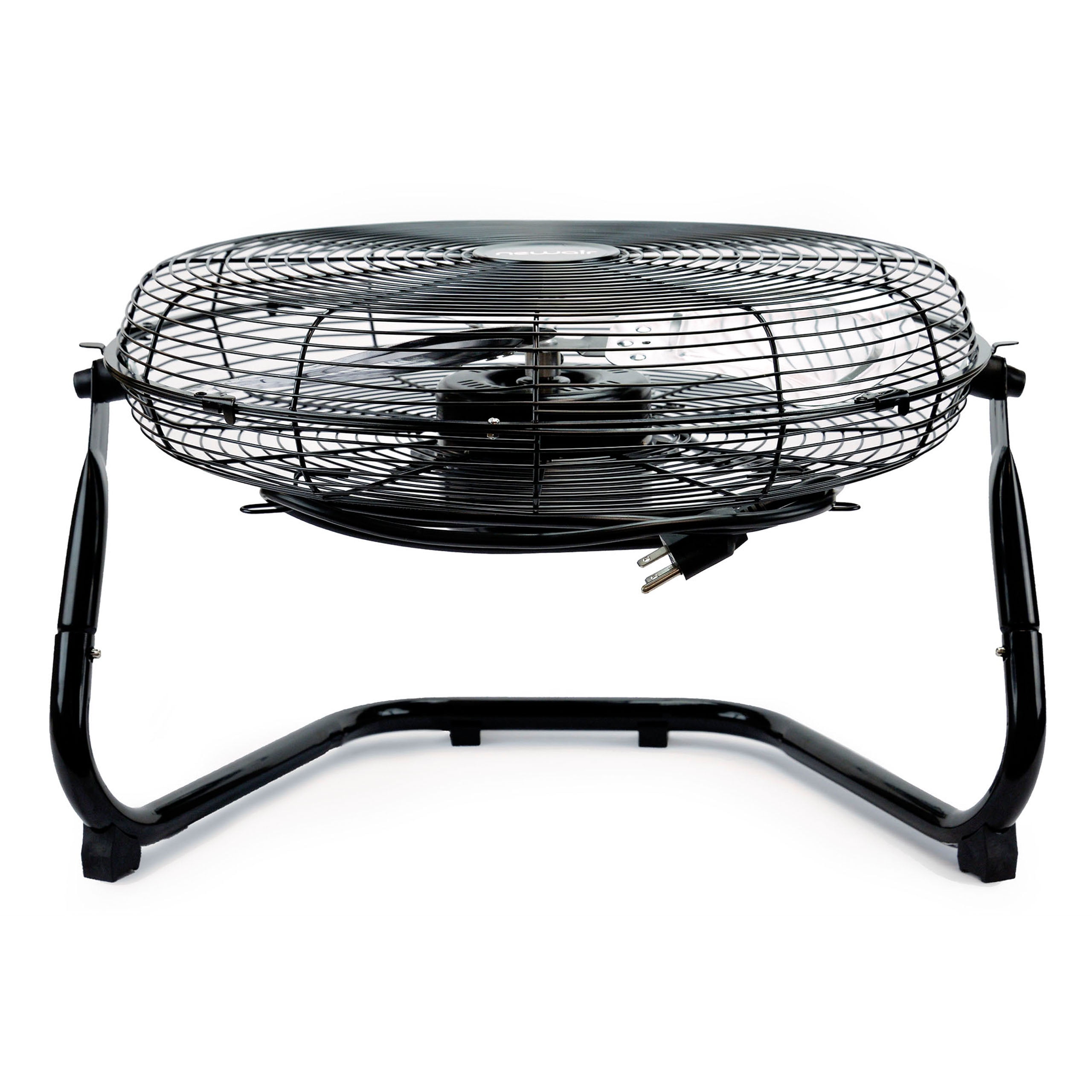 NewAir 18 in High-Velocity Industrial Floor Fan, Heavy-Duty Metal Construction, 3-Speed Adjustable Tilt (Black, 18 in) sizzs