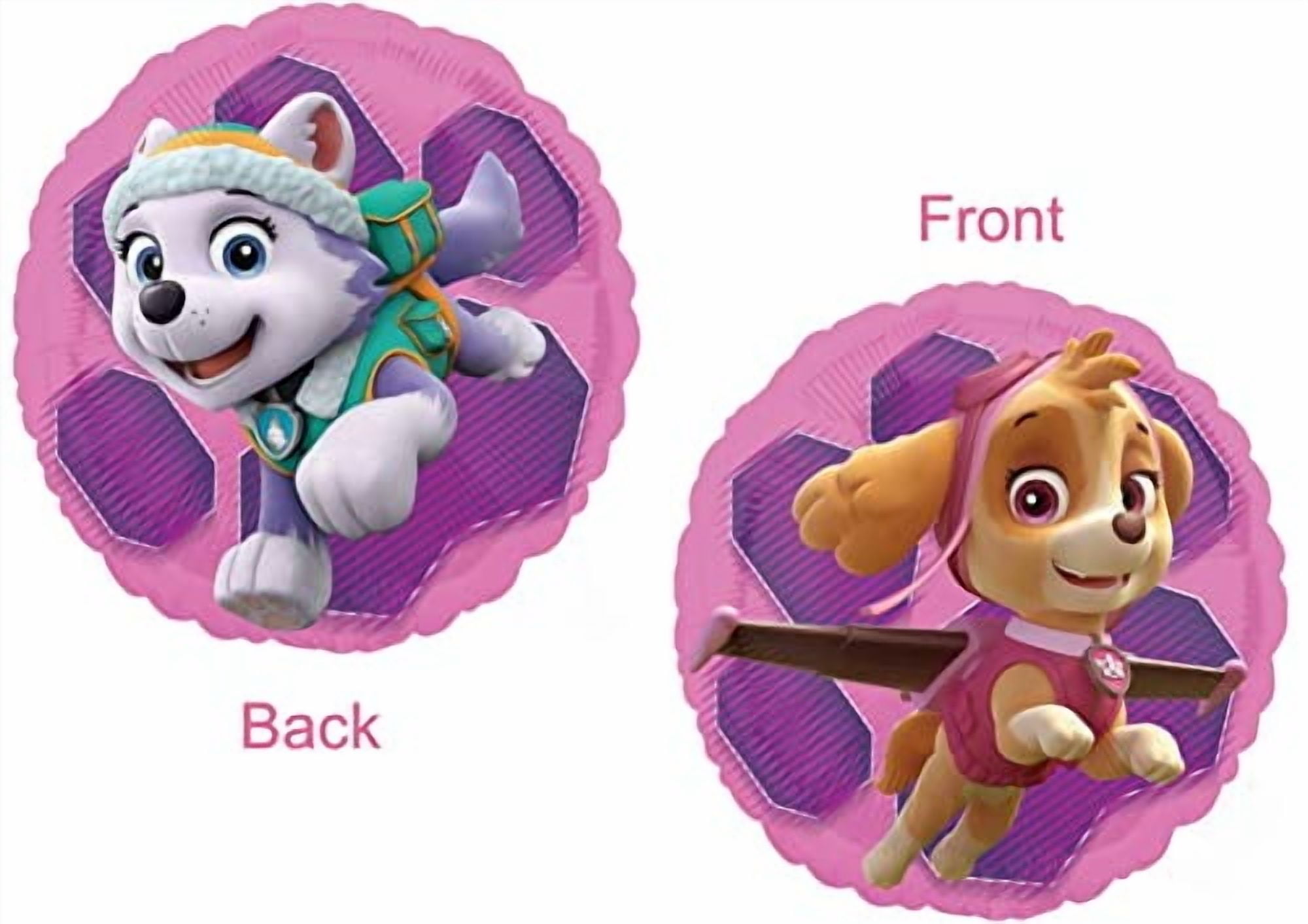 Anagram Skye and Everest 4th Birthday Party Balloon Bouquet Decoration Set (Pink, 5ct) vyg4i