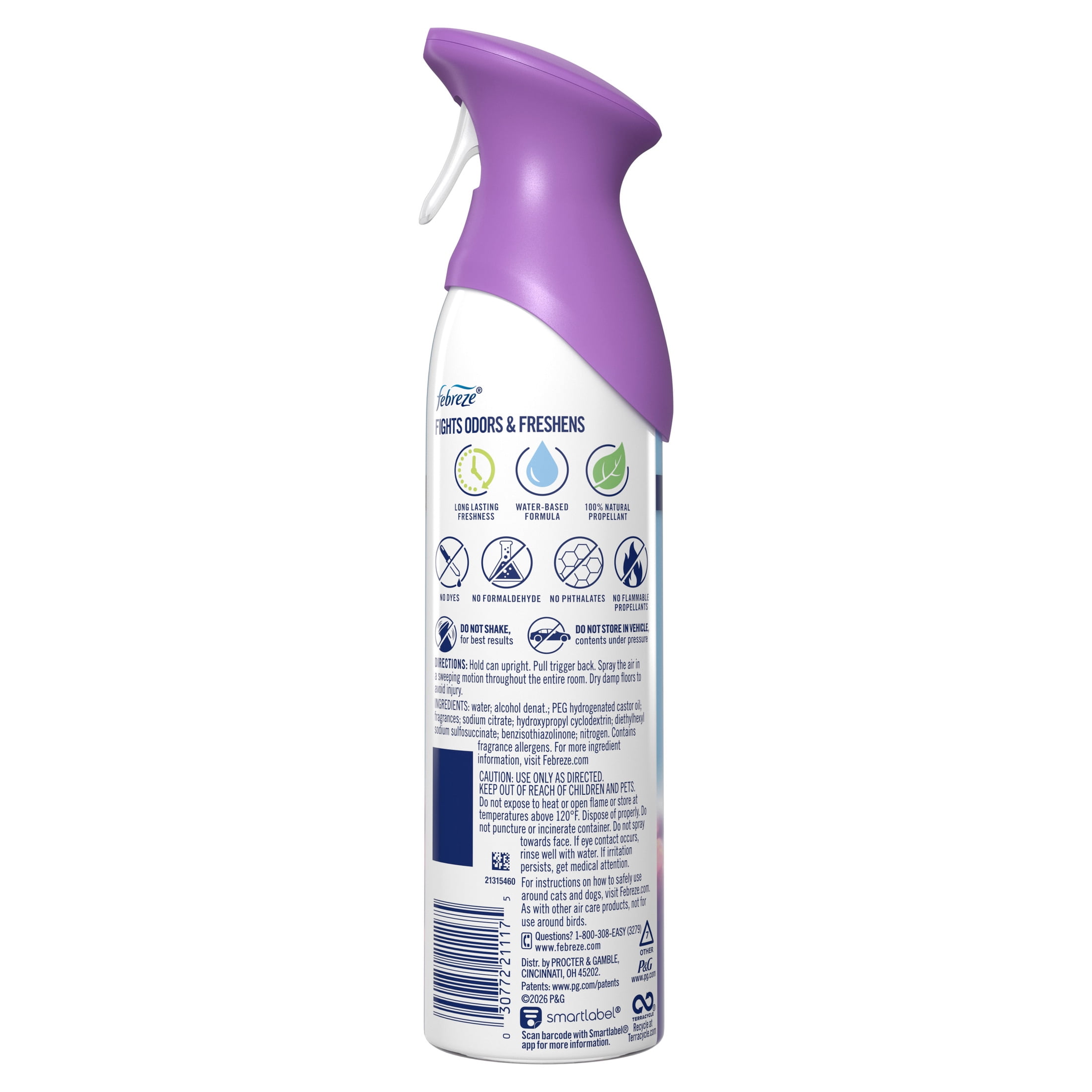 Febreze Air Mist Air Freshener Spray, Odor Eliminator, Twilight Lavender Scent (8.1 oz) tejjw
