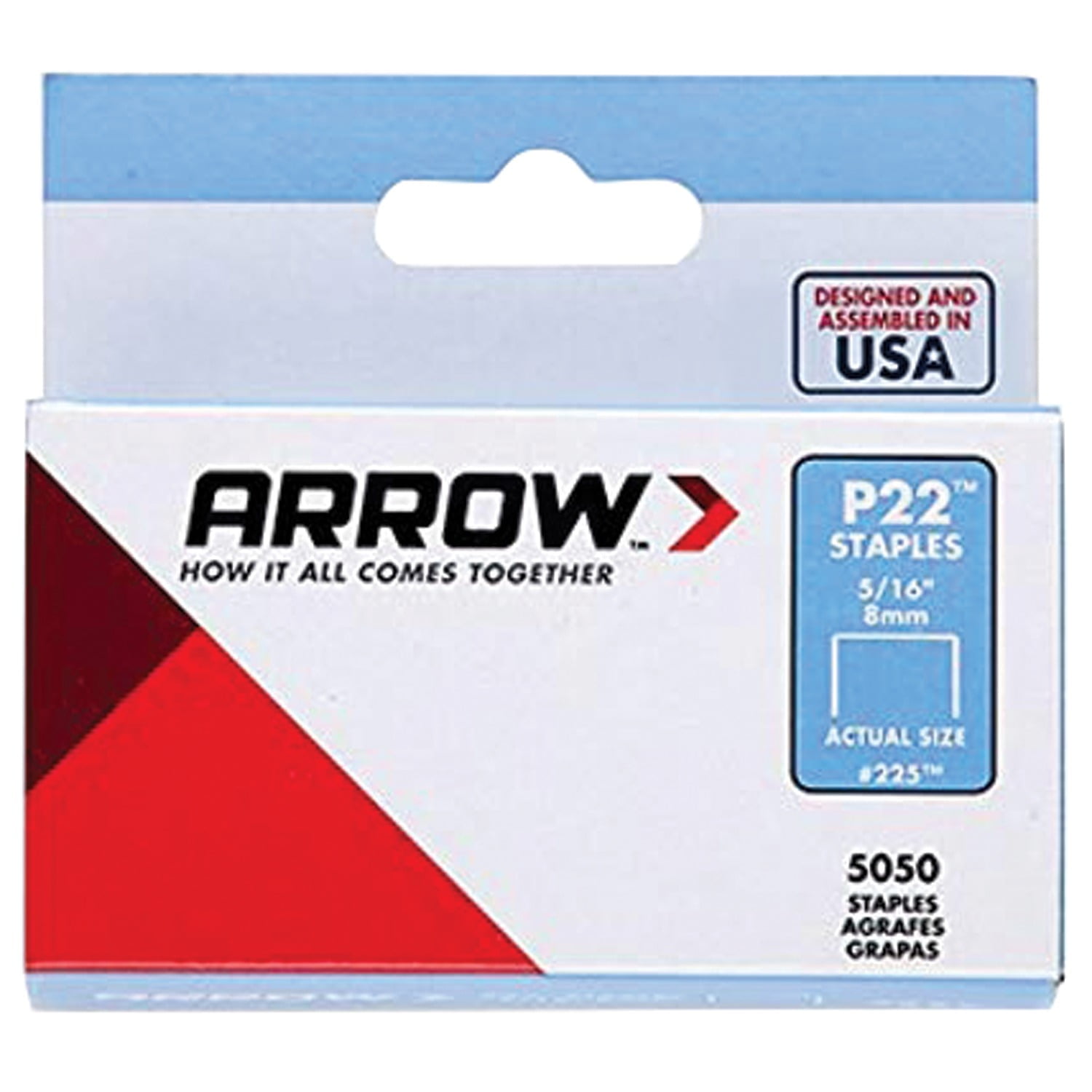 Arrow P22 Plier Stapler Staples (5/16 in, 5,000 Count) 9sbht